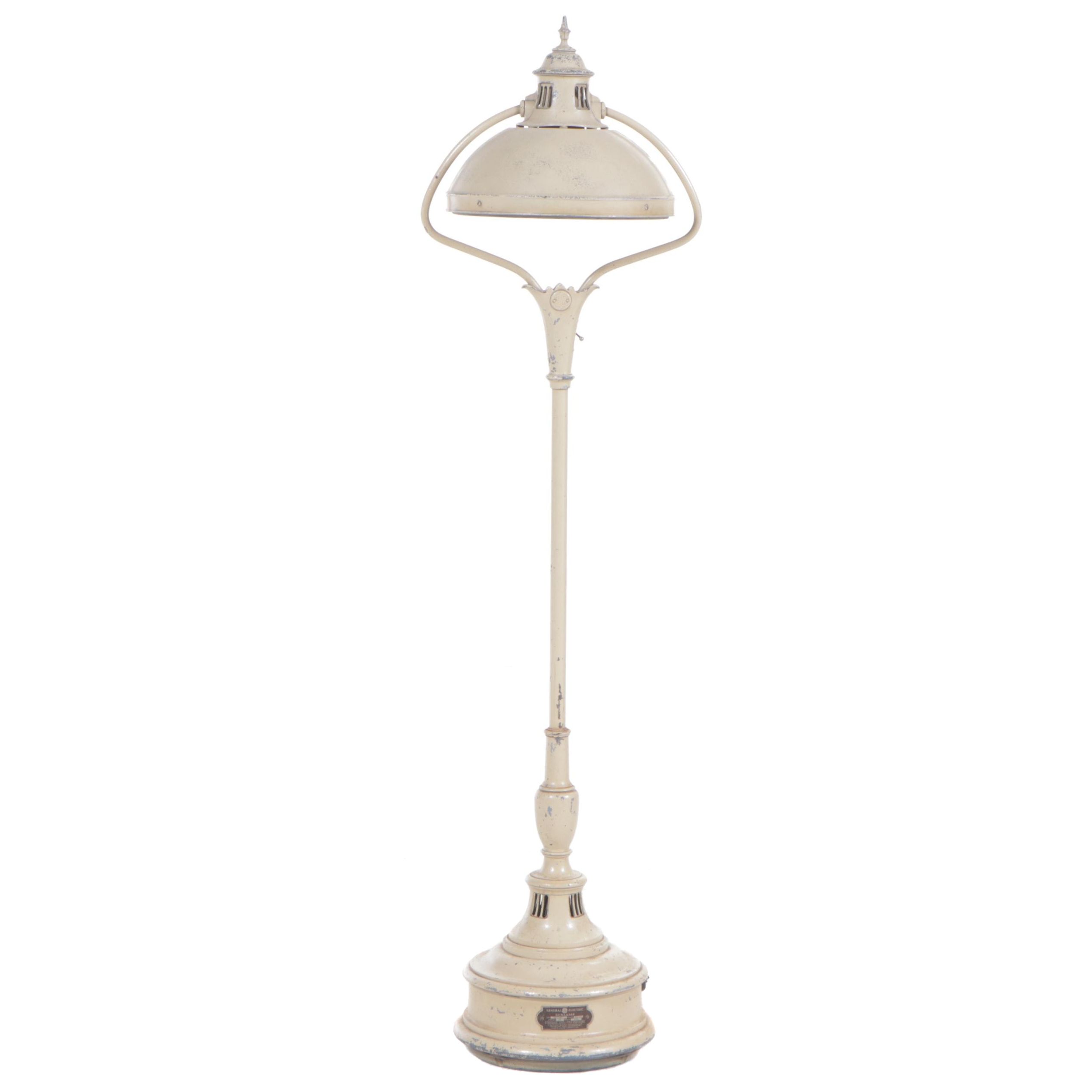 General Electric Art Nouveau "Sunlamp" Floor Lamp, Early 20th Century