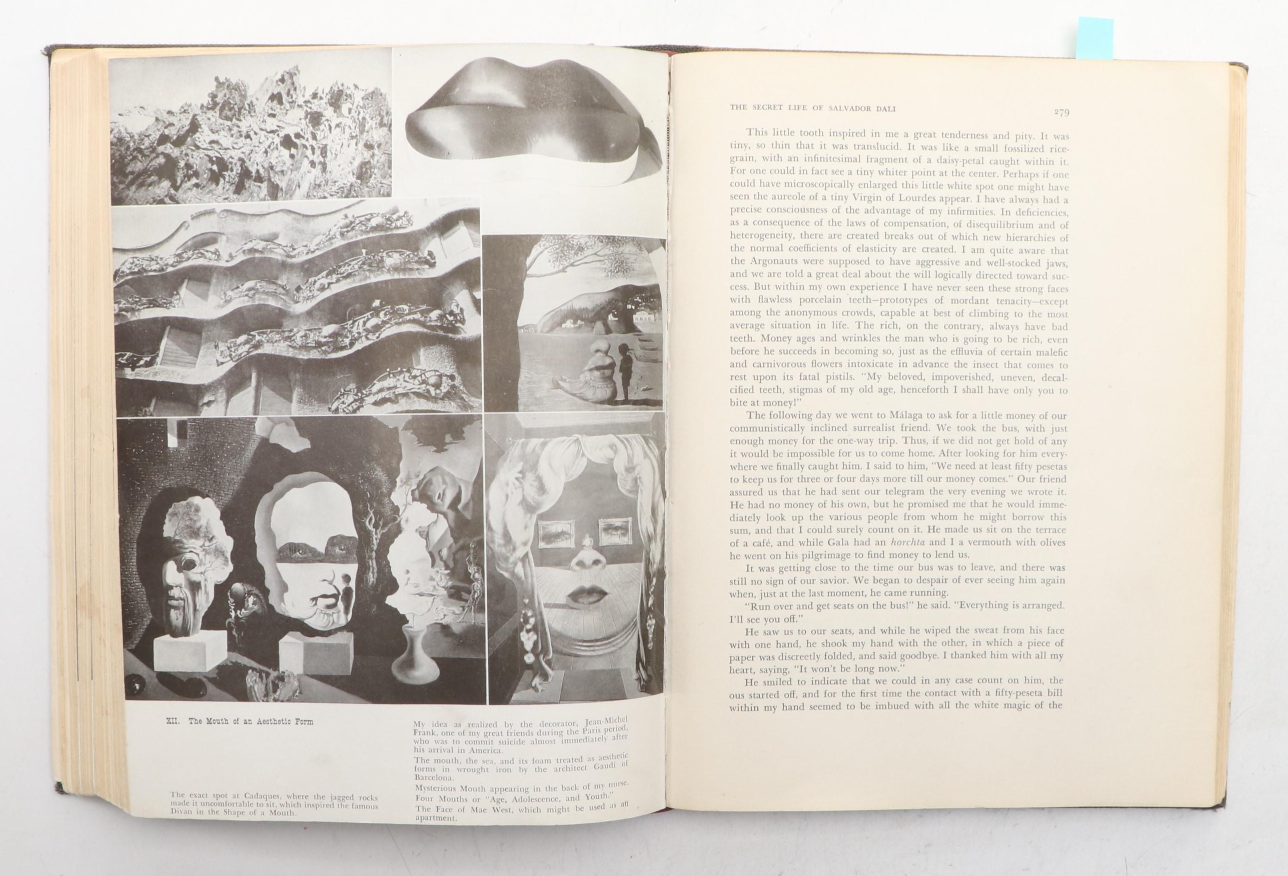 First American Edition "The Secret Life of Salvador Dalí" by Salvador Dalí, 1942