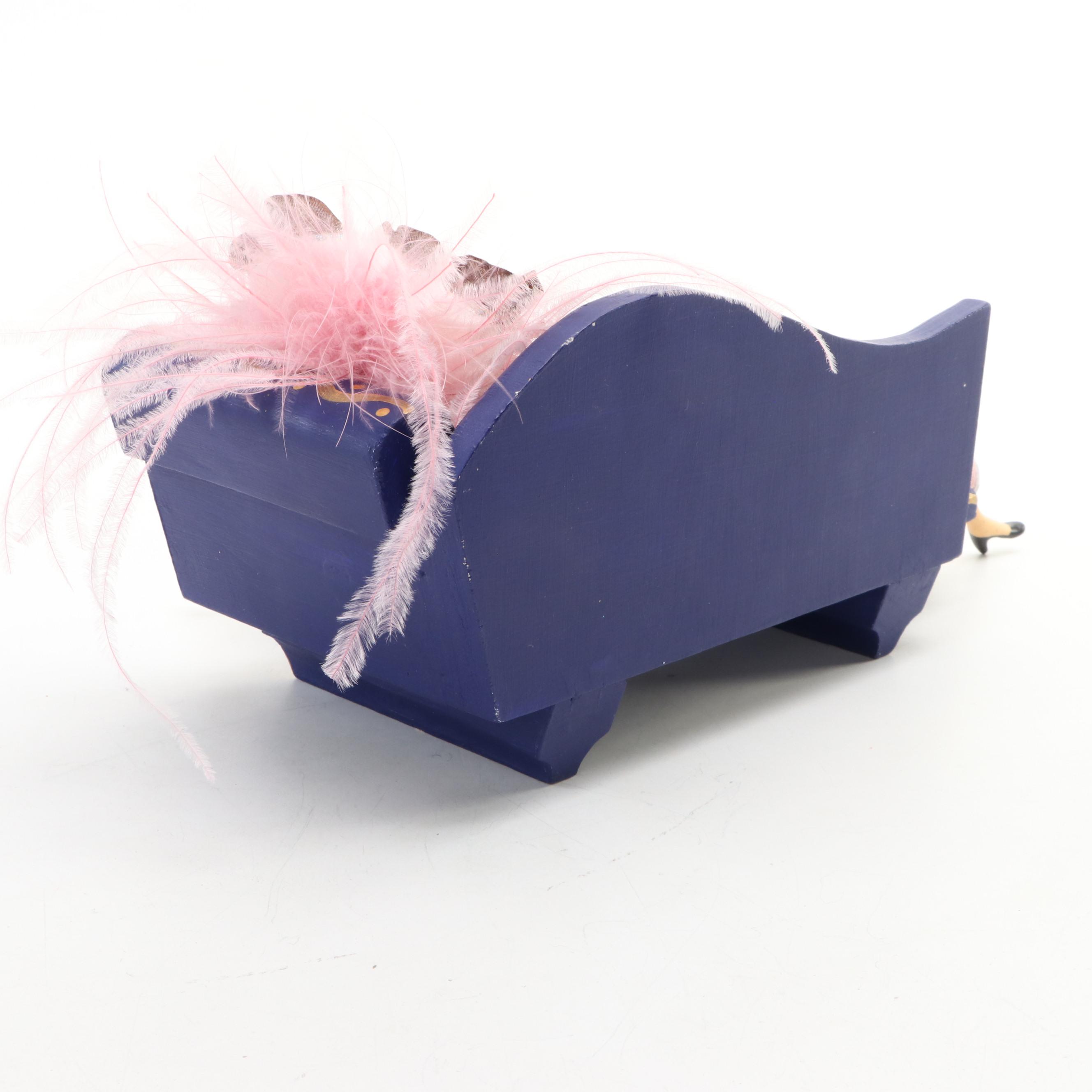 Artist Doll on Chaise Lounge