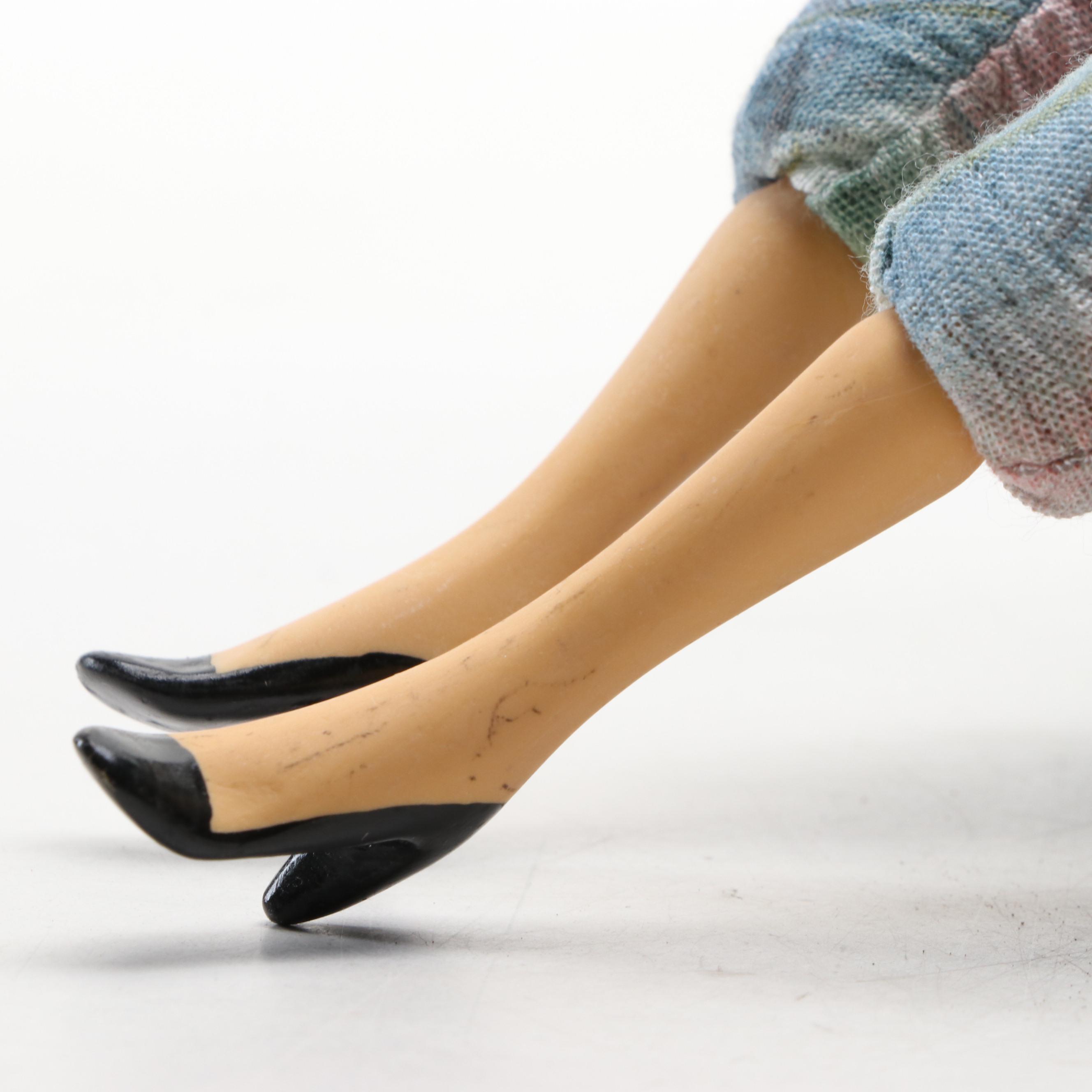 Artist Doll on Chaise Lounge