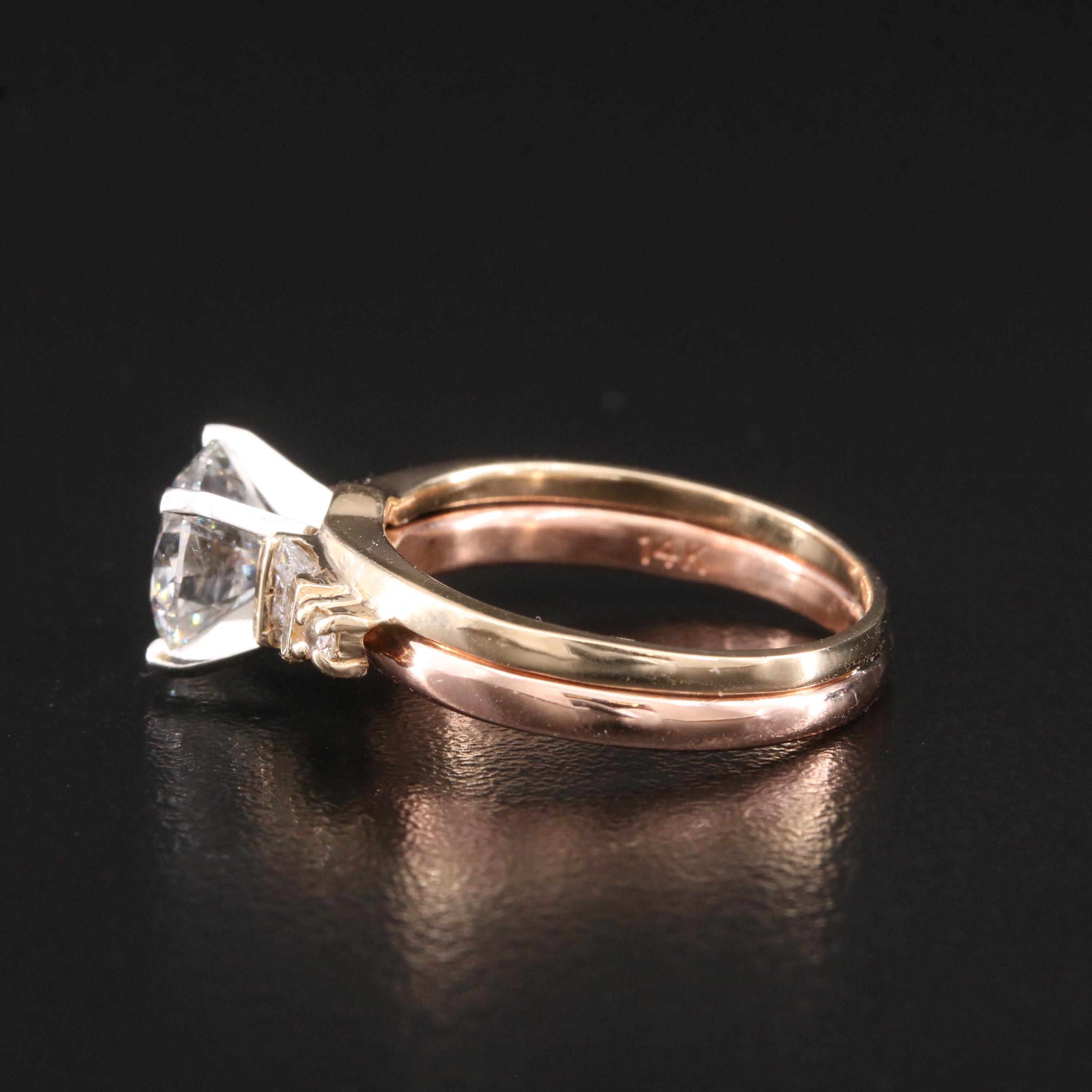 14K 2.38 CTW Lab Grown Diamond Ring with Platinum Top with IGI Report