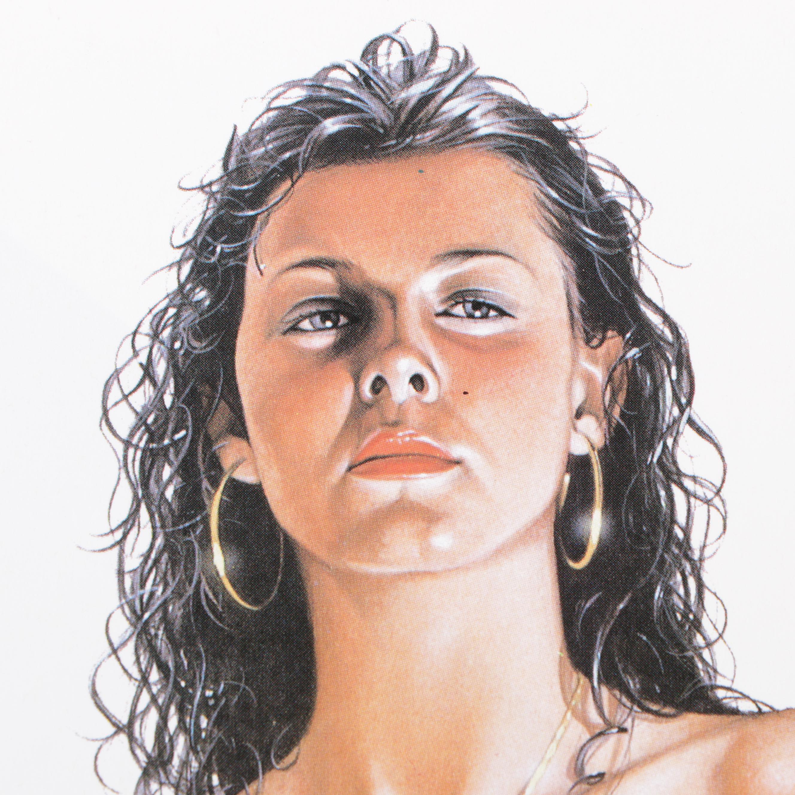 Sorayama Hajime Cheesecake Portrait Offset Lithograph From "Pin-Up," 2000