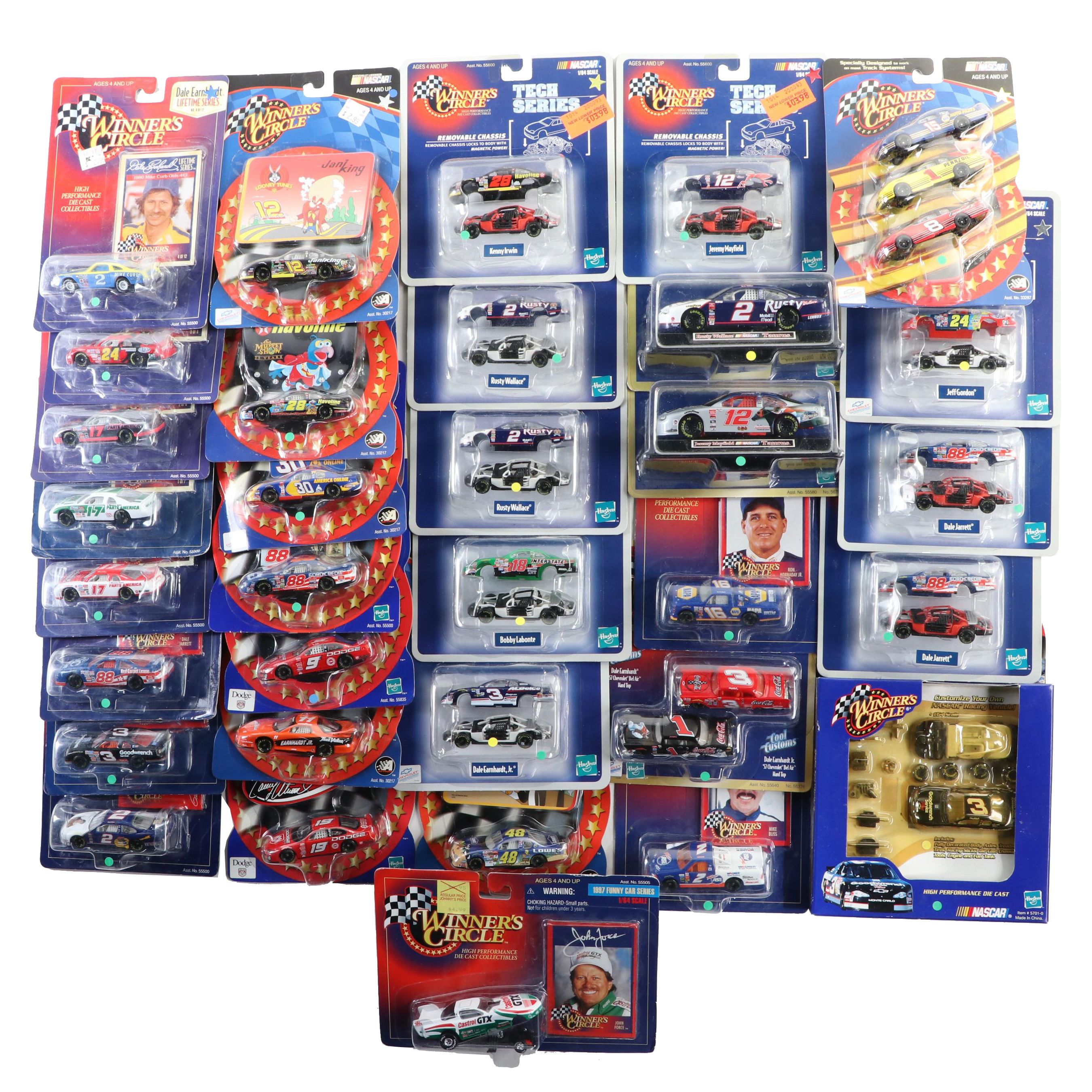 Hasbro Winners Circle Diecast Stock Cars Including Dale Earnhardt and More