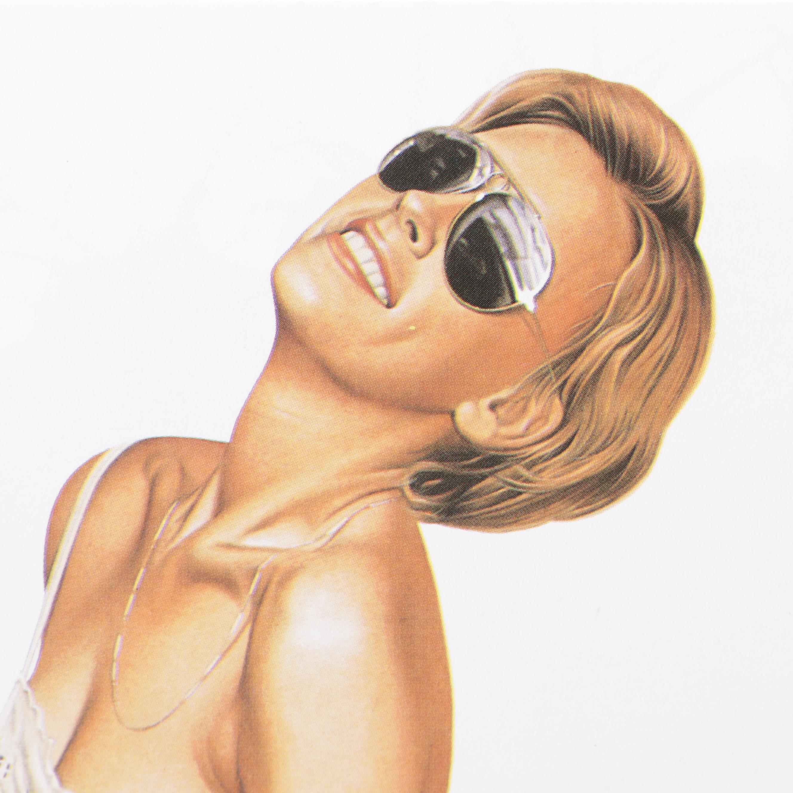 Sorayama Hajime Cheesecake Portrait Offset Lithograph From "Pin-Up," 2000