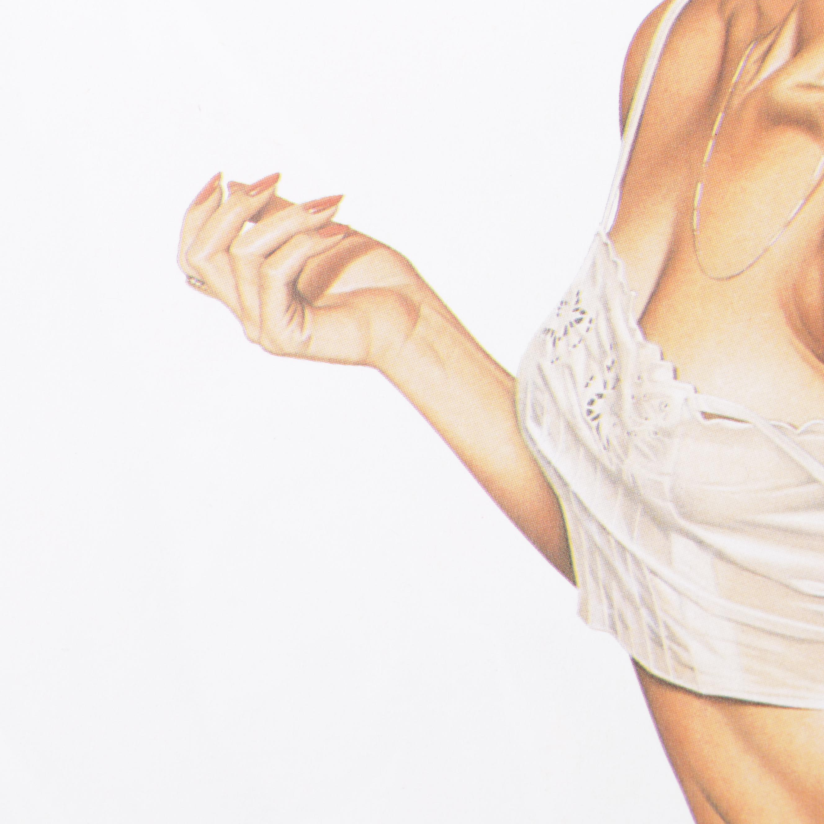 Sorayama Hajime Cheesecake Portrait Offset Lithograph From "Pin-Up," 2000