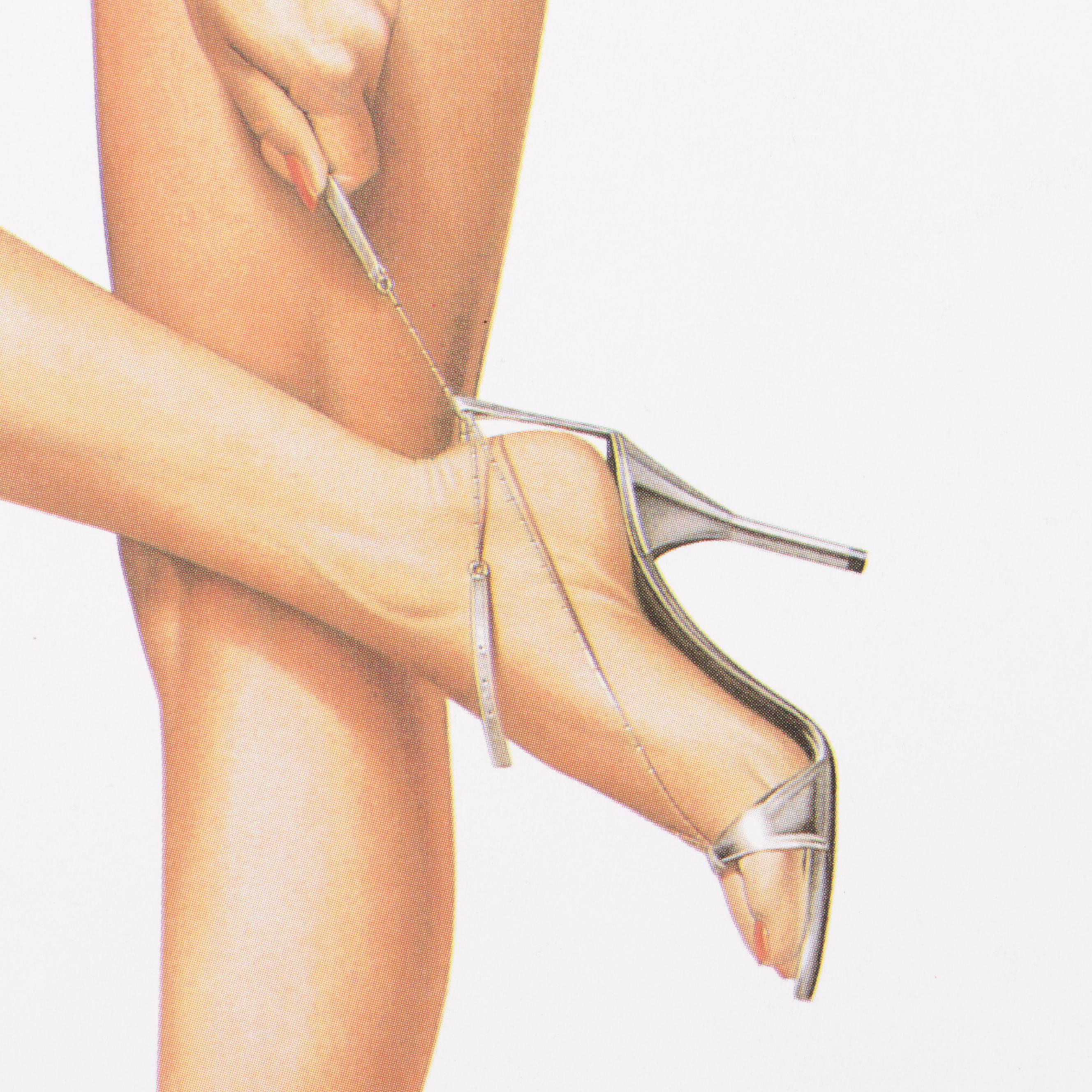 Sorayama Hajime Cheesecake Portrait Offset Lithograph From "Pin-Up," 2000