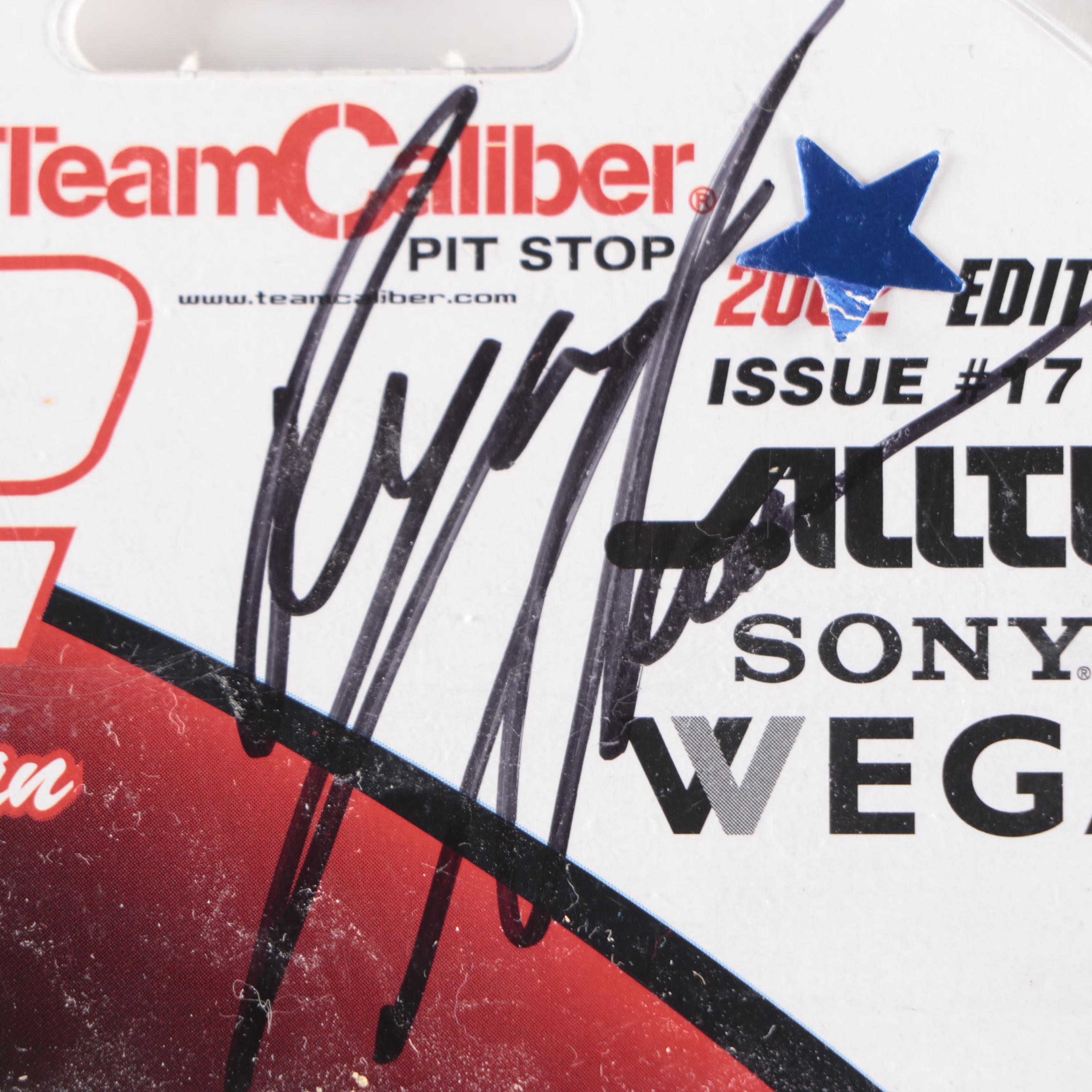 Team Caliber Pit Stop Diecast NASCAR Stock Cars with Signed Ryan Newman, 2000s