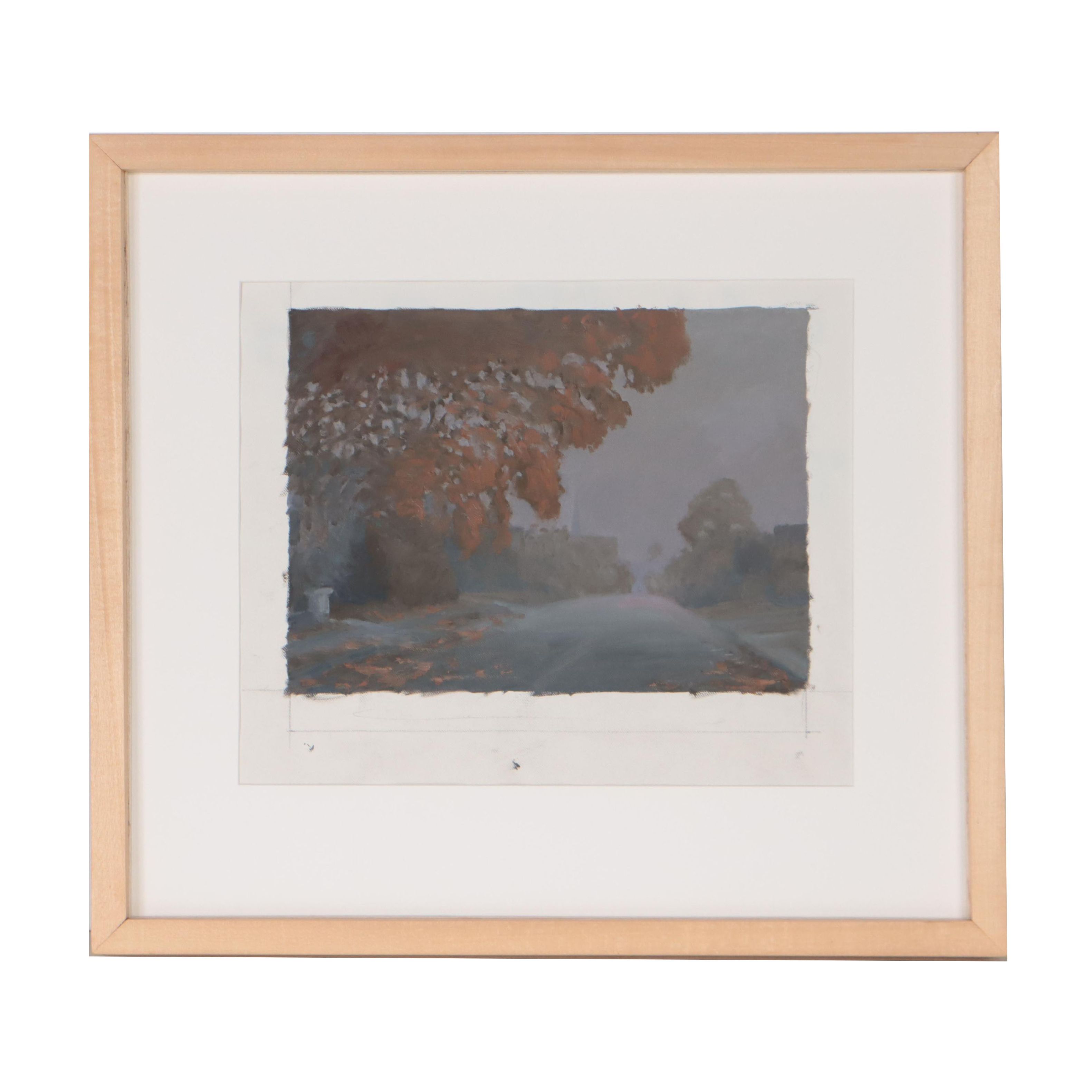 John Stewart Oil Painting "Autumn Mist"