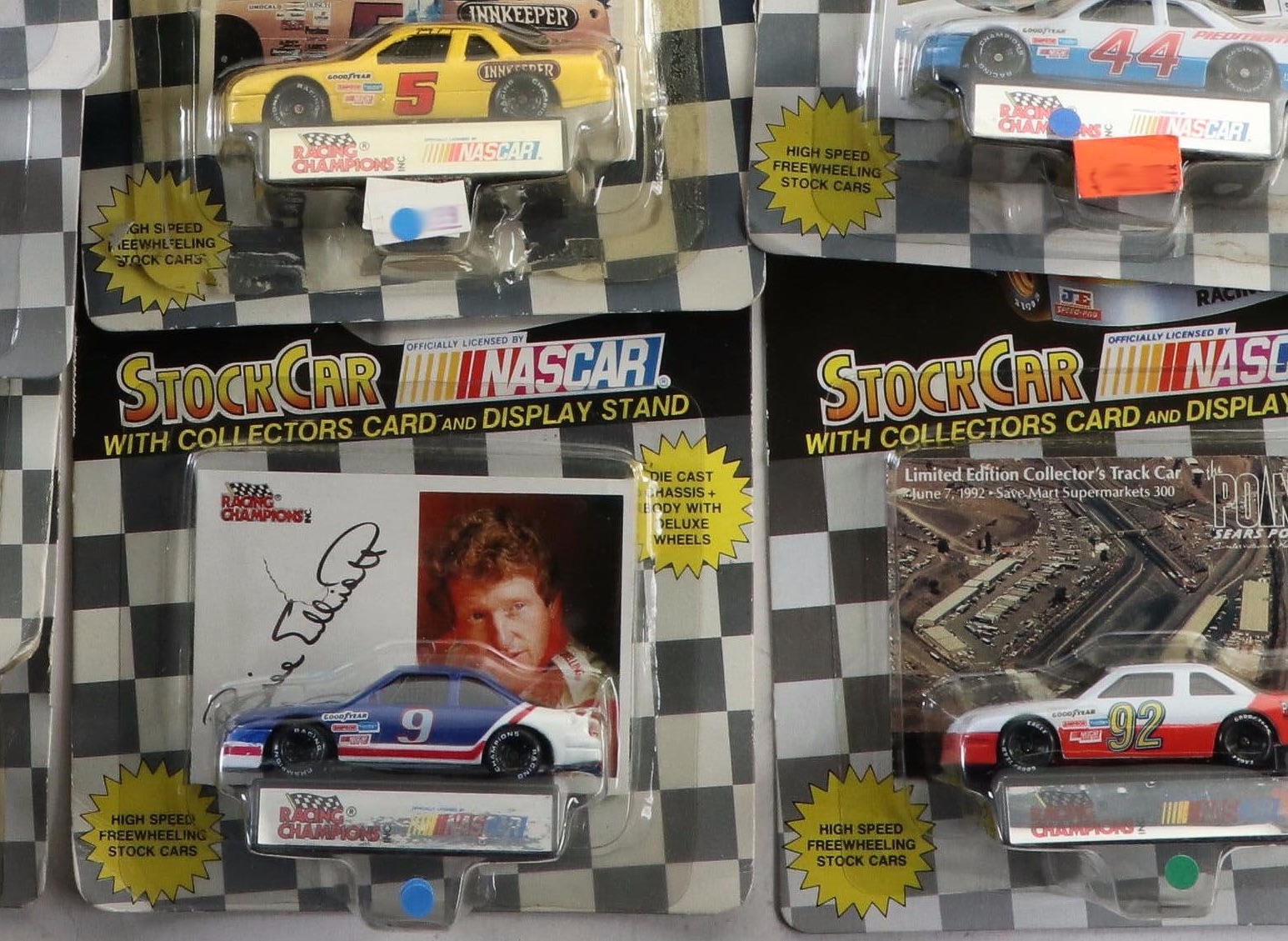 Racing Champions NASCAR Diecast Stock Cars Including Tom Peck