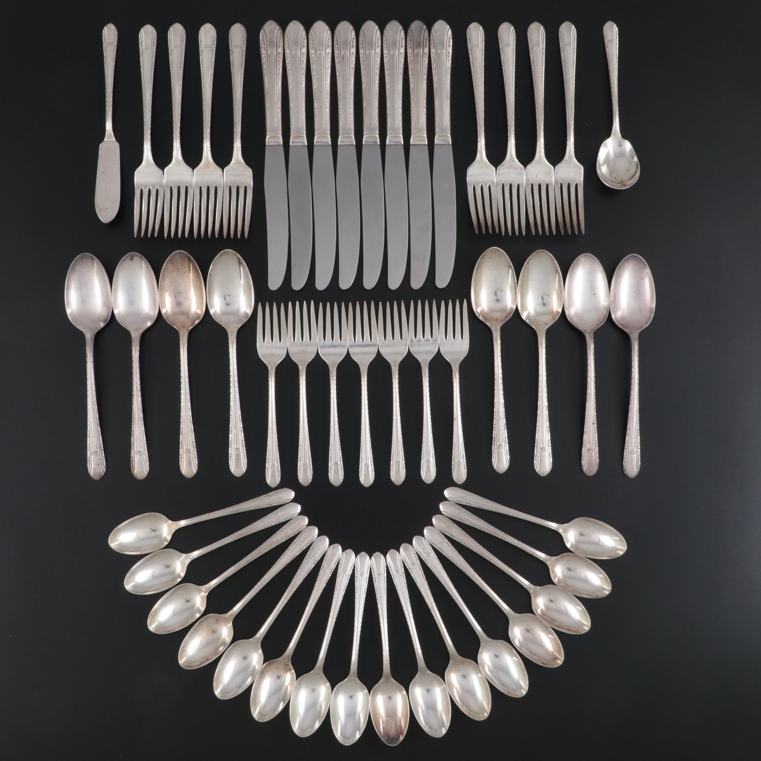 William Rogers Silver Plate Flatware, Early to Mid-20th Century
