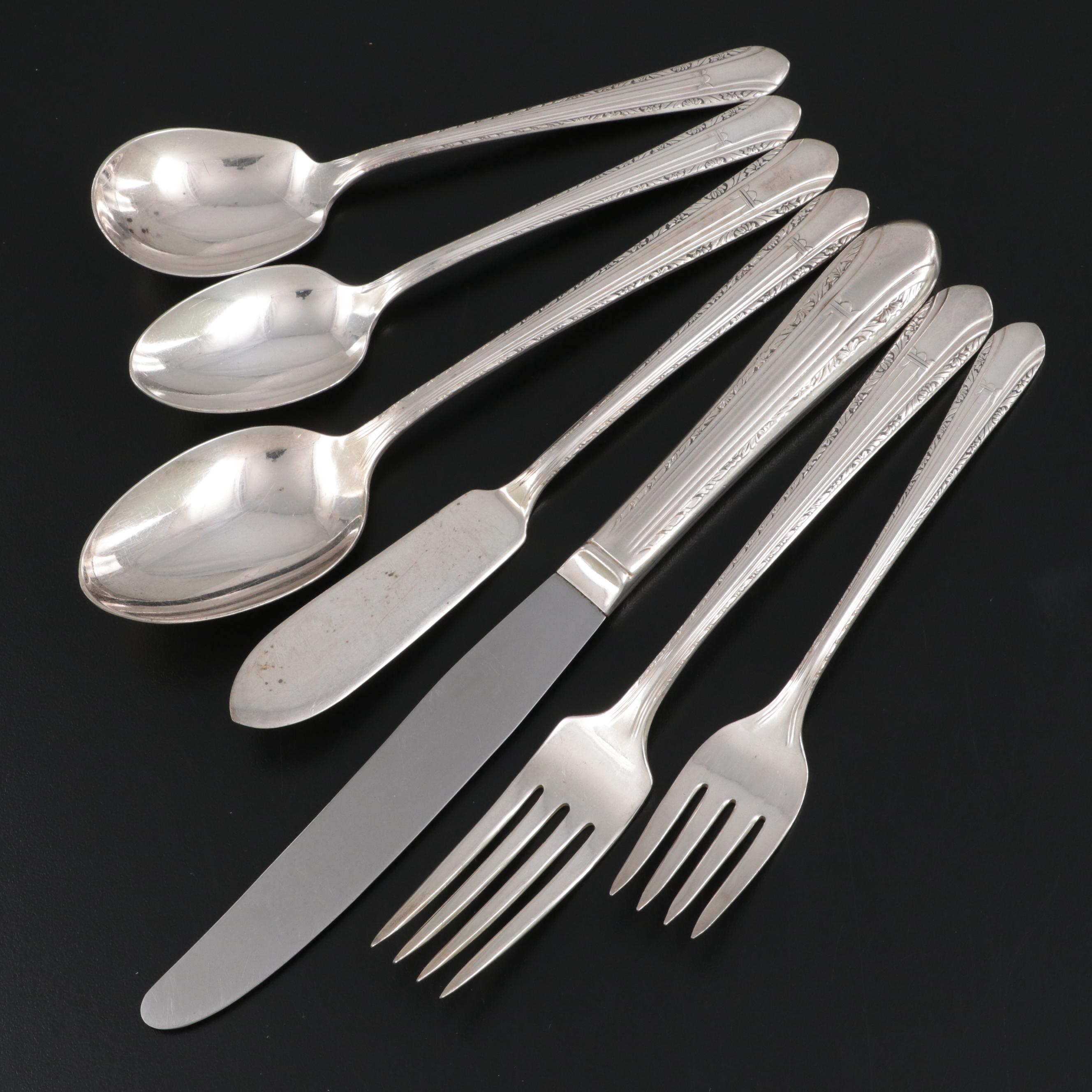 William Rogers Silver Plate Flatware, Early to Mid-20th Century