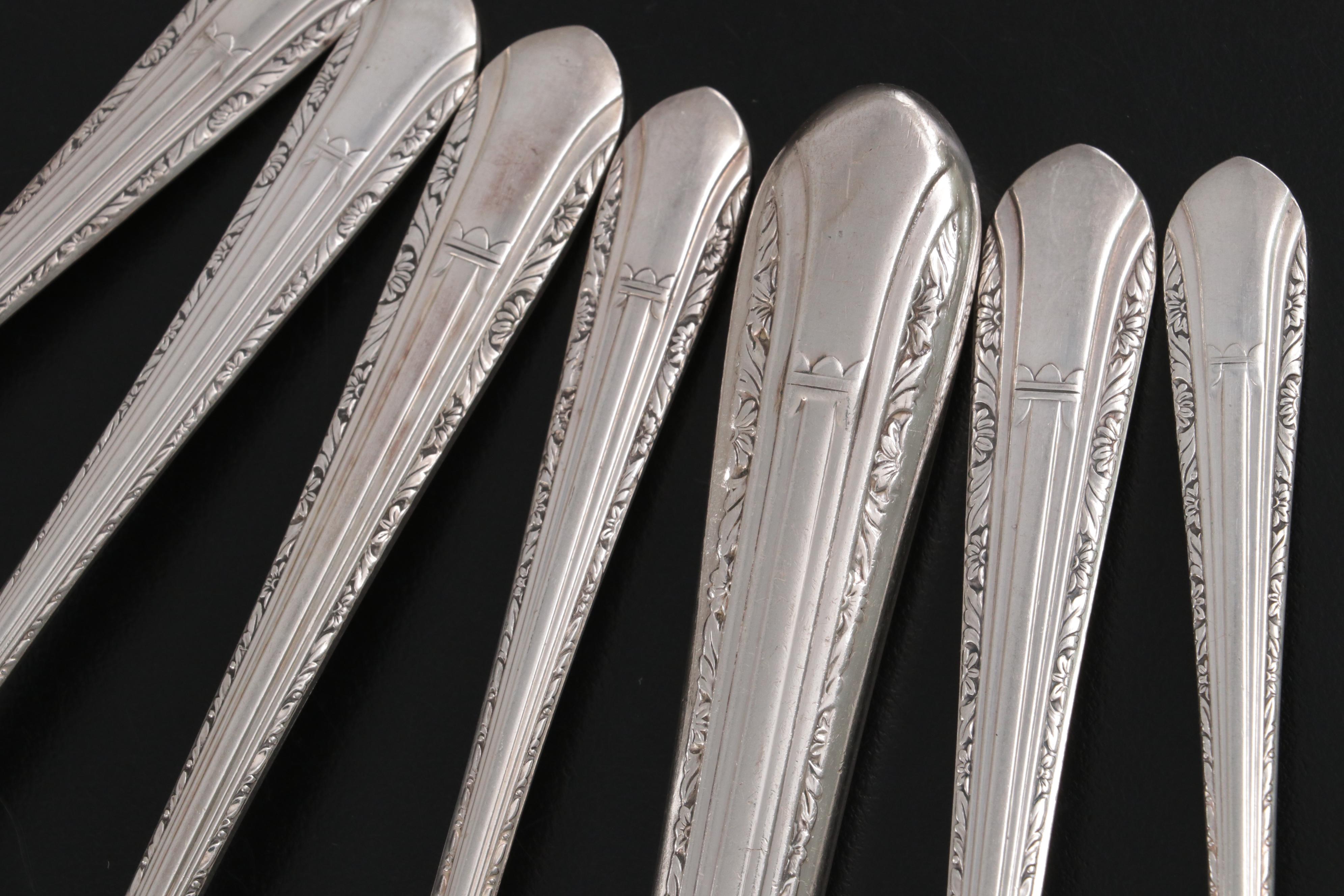 William Rogers Silver Plate Flatware, Early to Mid-20th Century