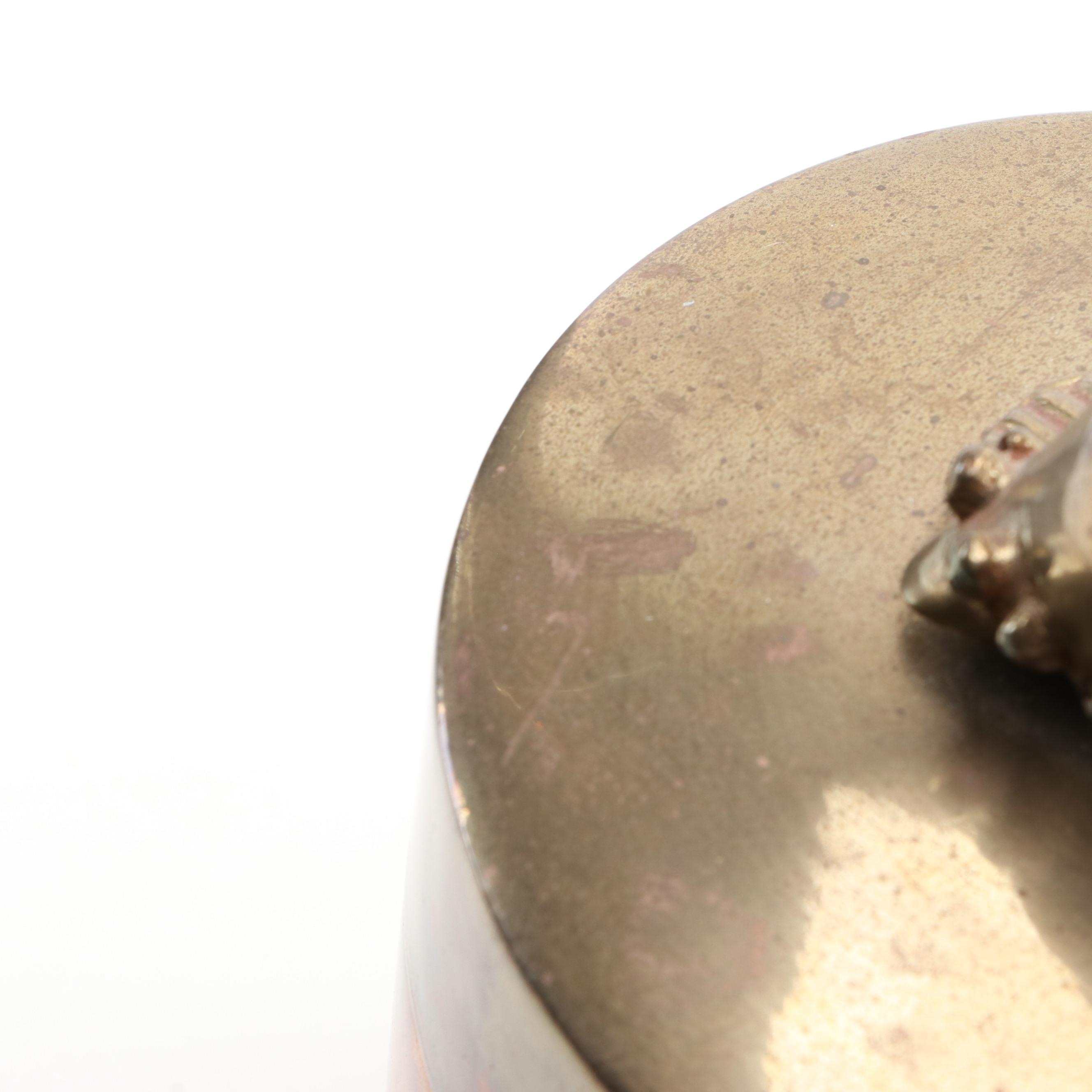 L'Objet Black Swan Bowl with Brass Andrea by Sadek Lidded Box and Other Sailboat