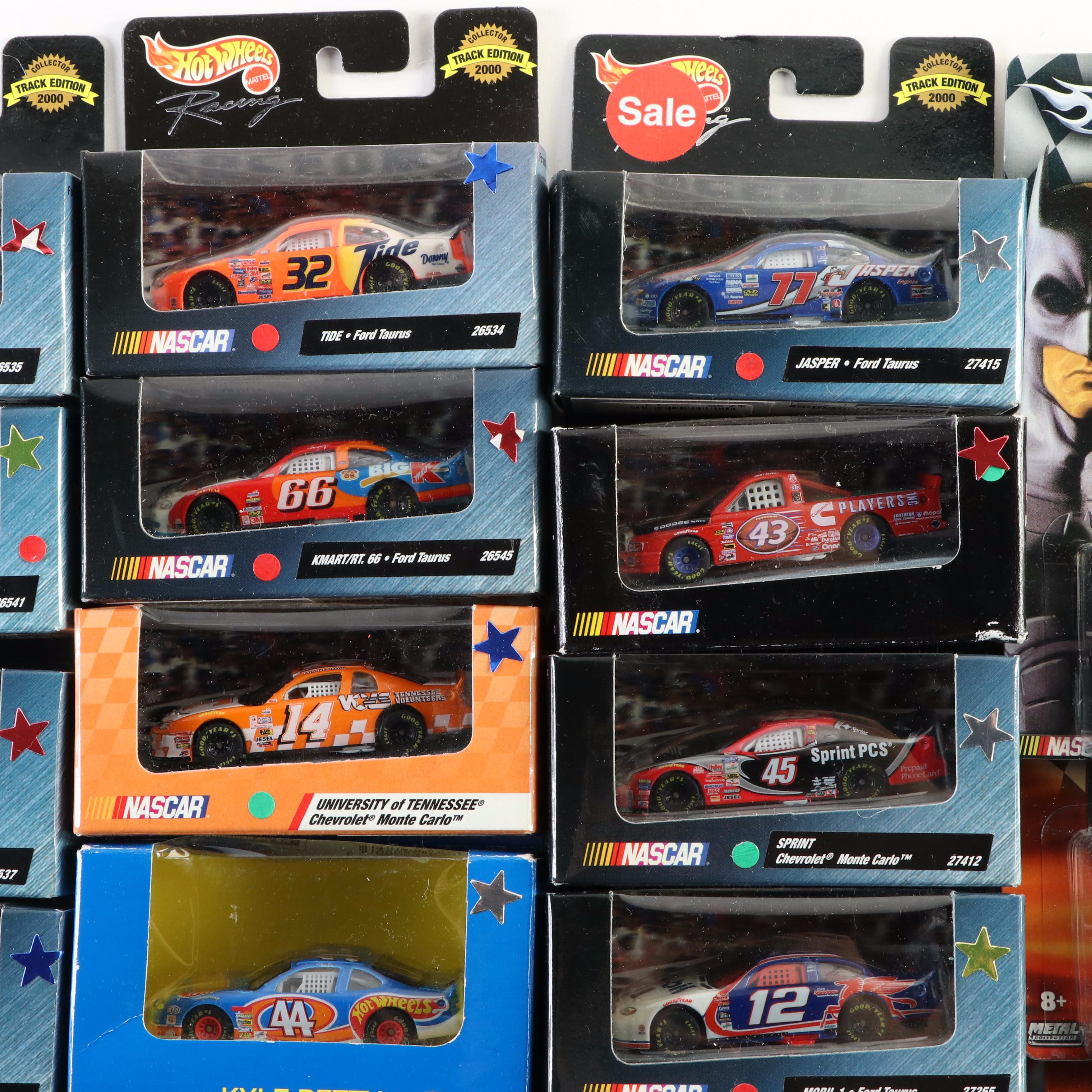 Hot Wheels Track Edition and Racing NASCAR Limited Edition Diecast Cars