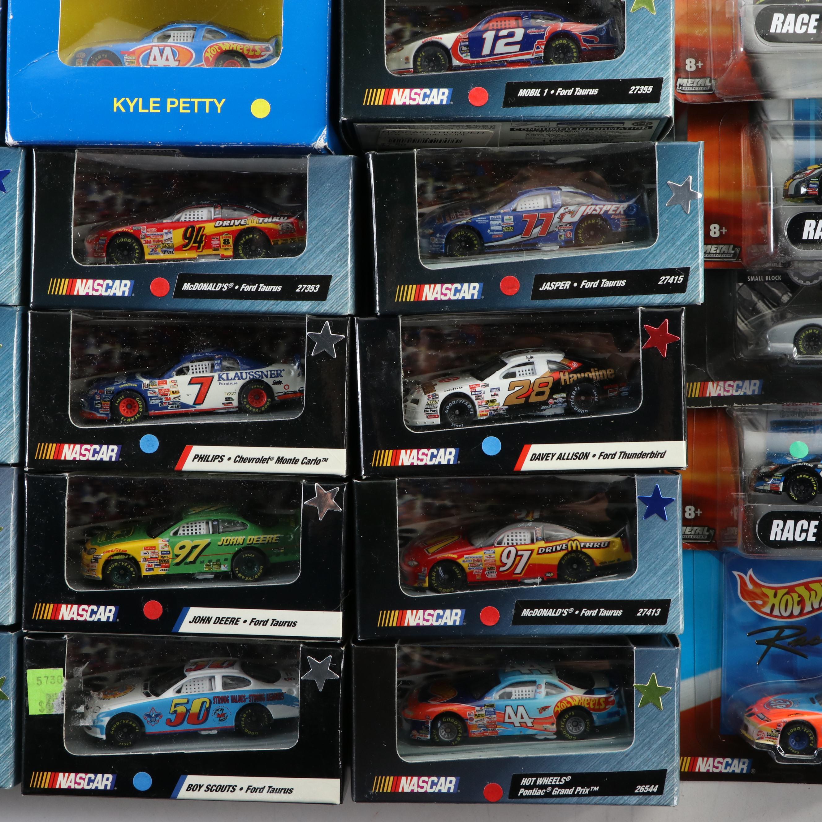 Hot Wheels Track Edition and Racing NASCAR Limited Edition Diecast Cars