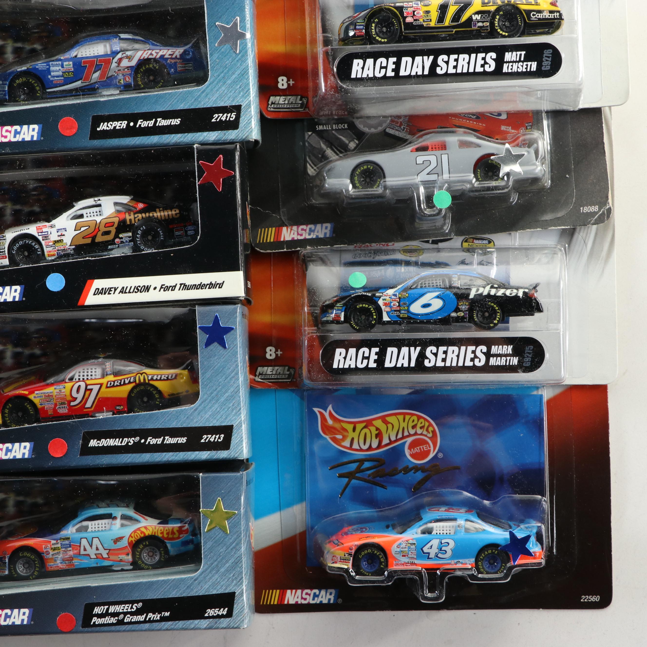 Hot Wheels Track Edition and Racing NASCAR Limited Edition Diecast Cars
