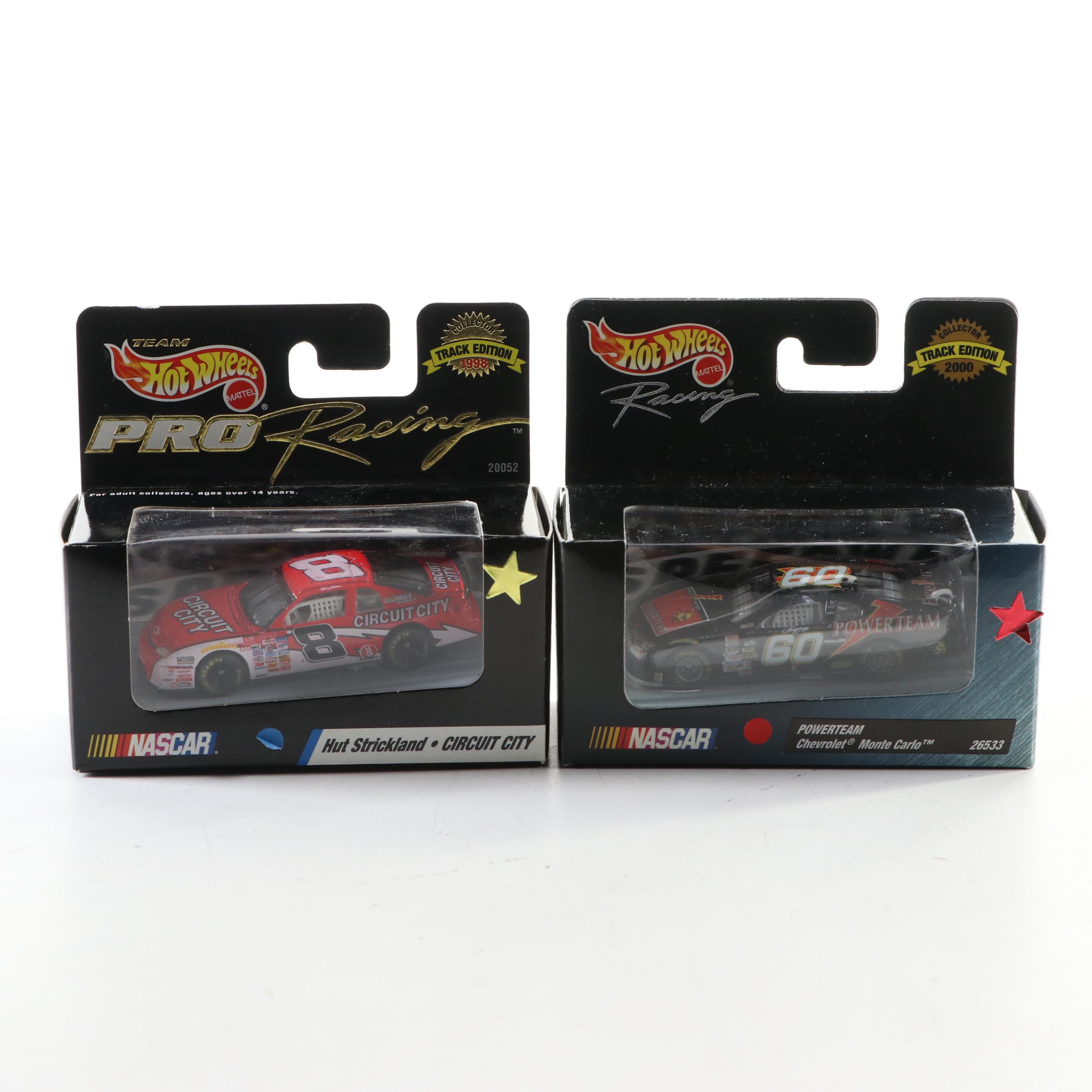 Hot Wheels Track Edition and Racing NASCAR Limited Edition Diecast Cars