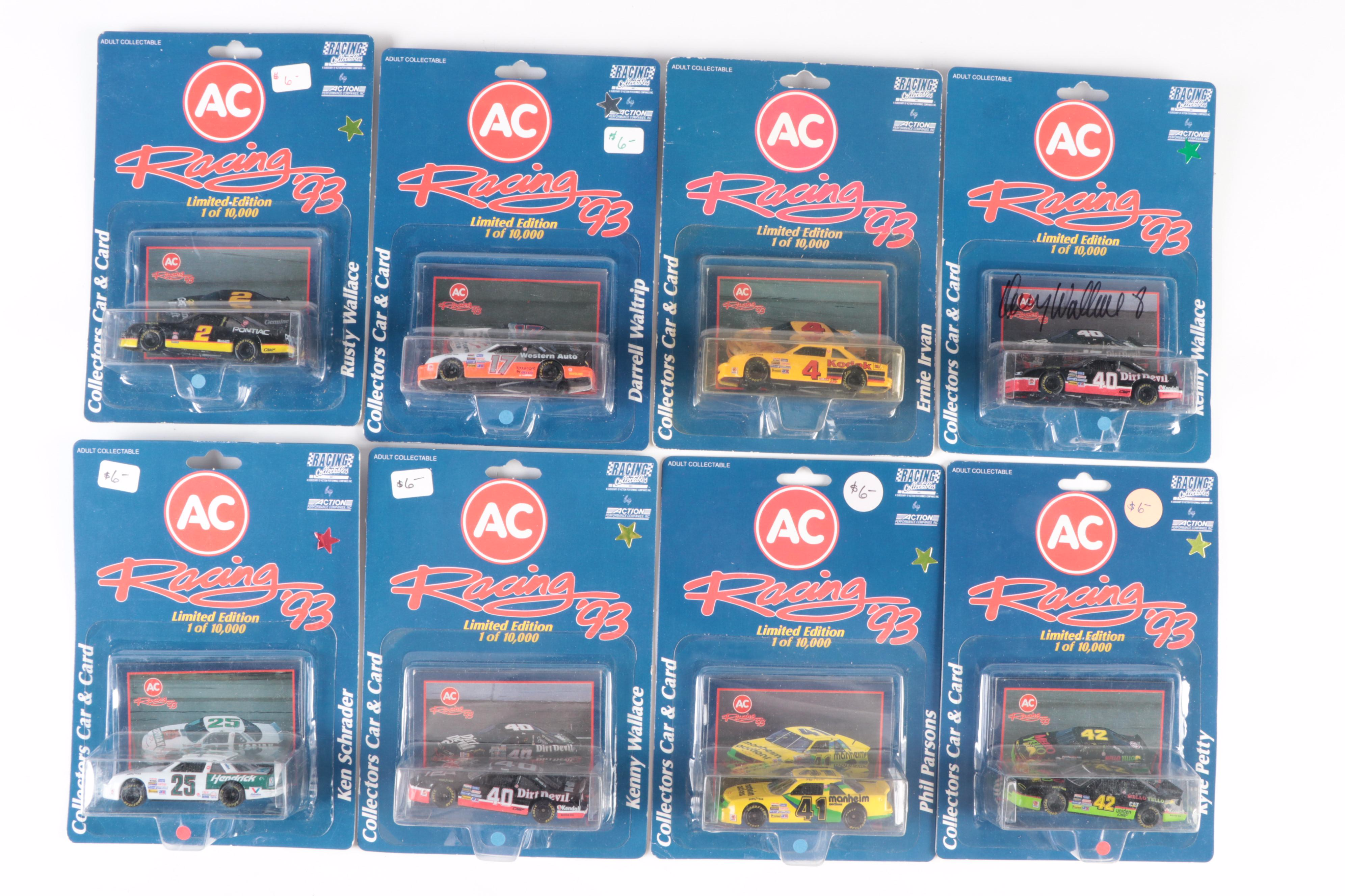 Action Racing, More NASCAR Diecast Stock Cars with Signed Bobby Labonte, 1990s