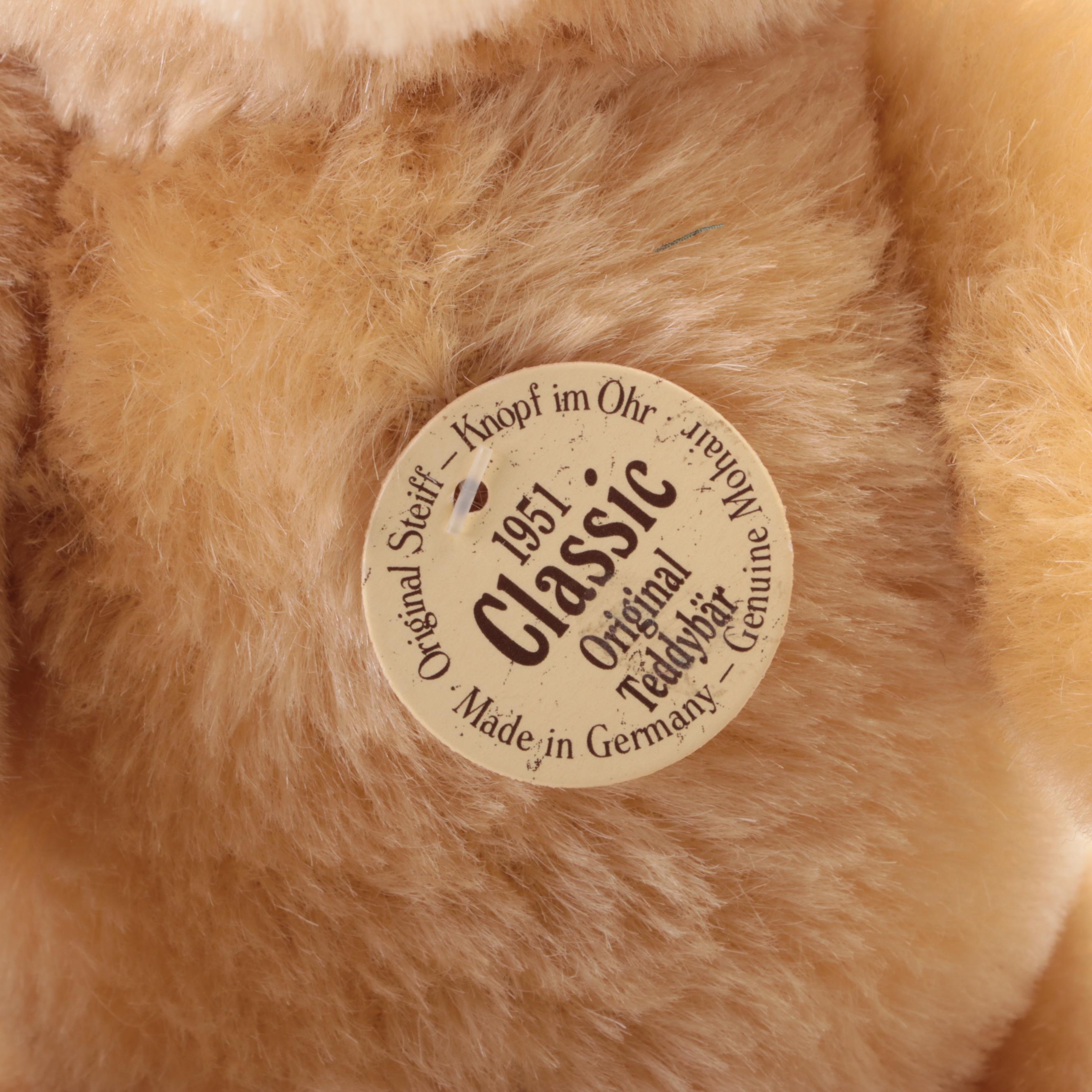 Steiff Classic Mohair and Department 56 Teddy Bears, Late 20th Century