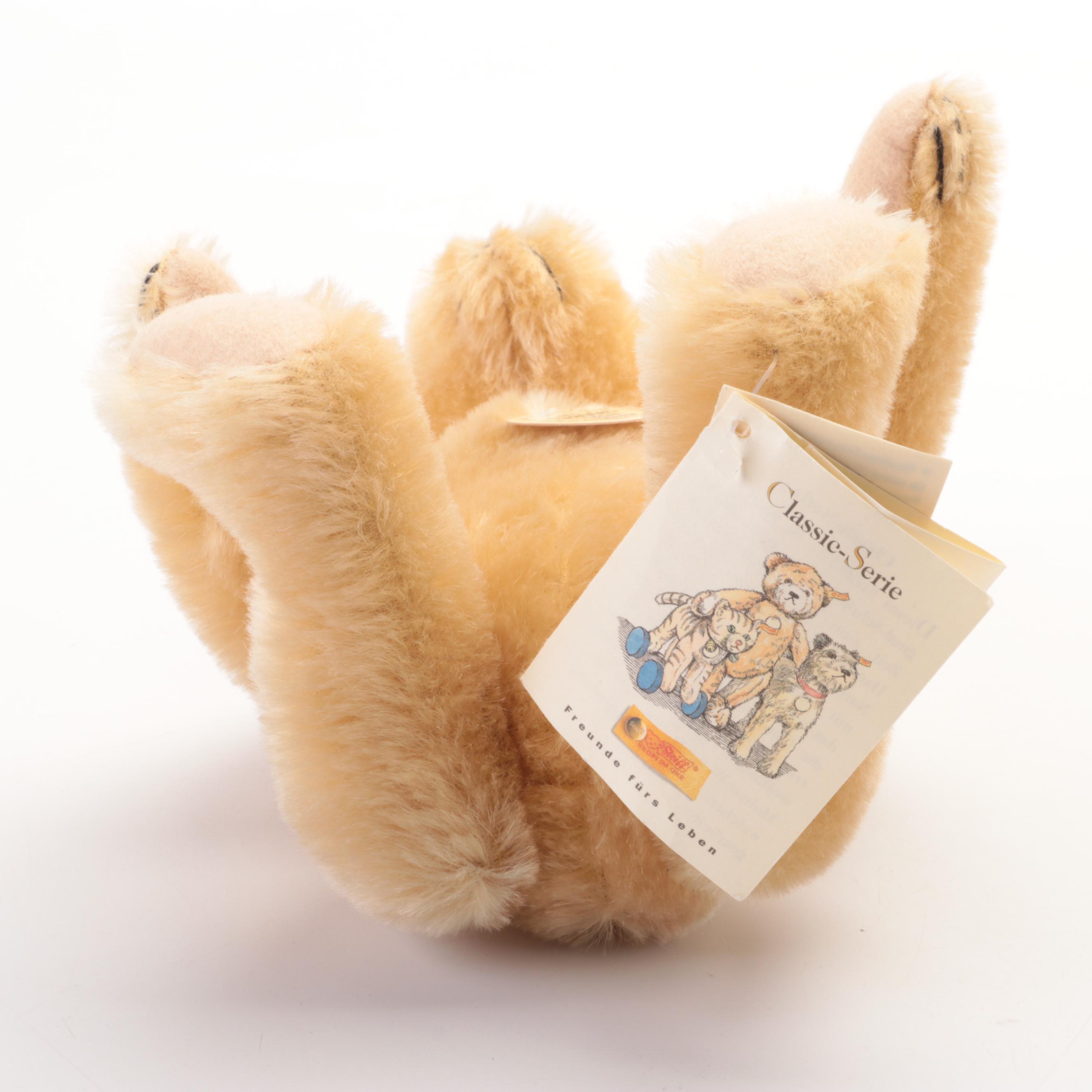Steiff Classic Mohair and Department 56 Teddy Bears, Late 20th Century