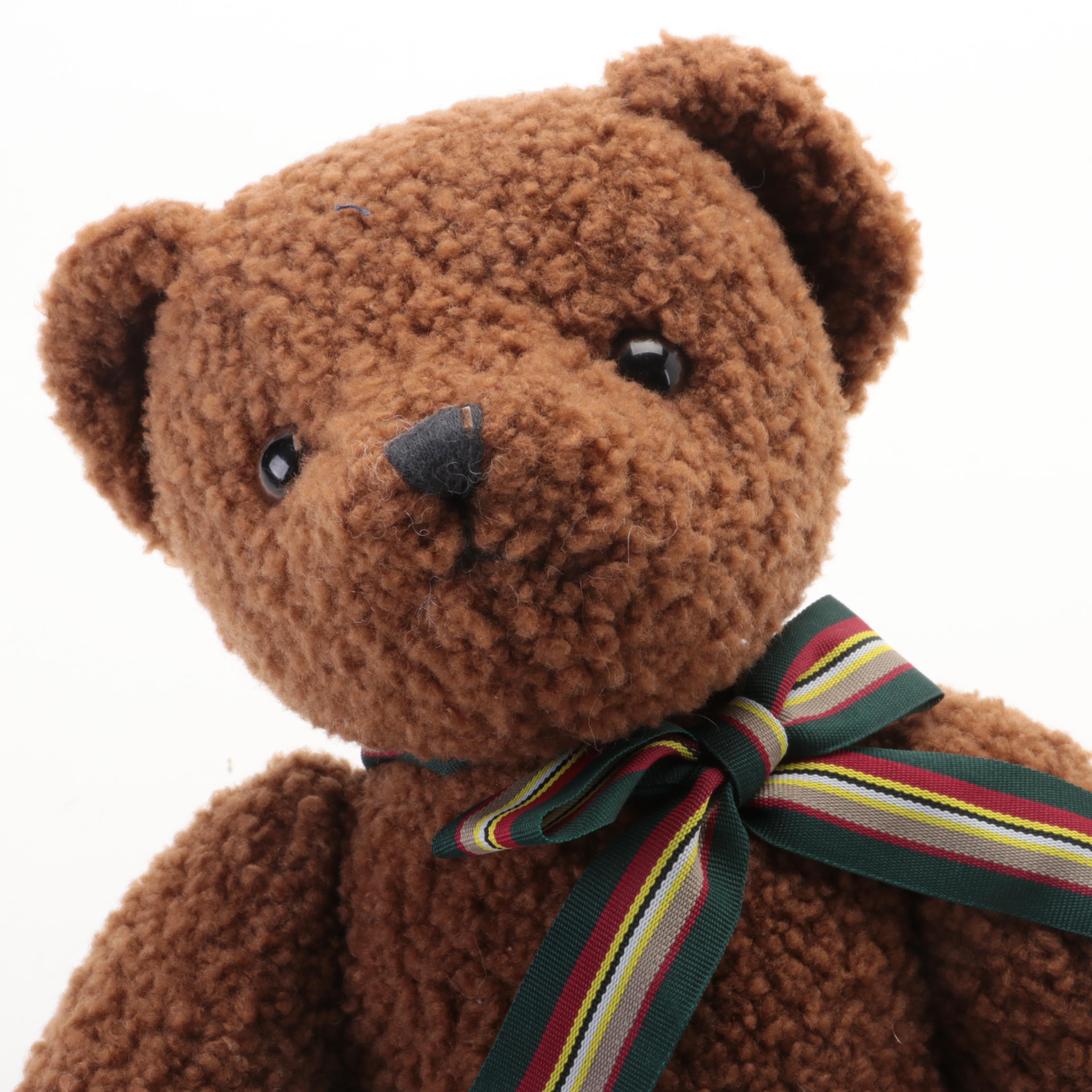 Steiff Classic Mohair and Department 56 Teddy Bears, Late 20th Century