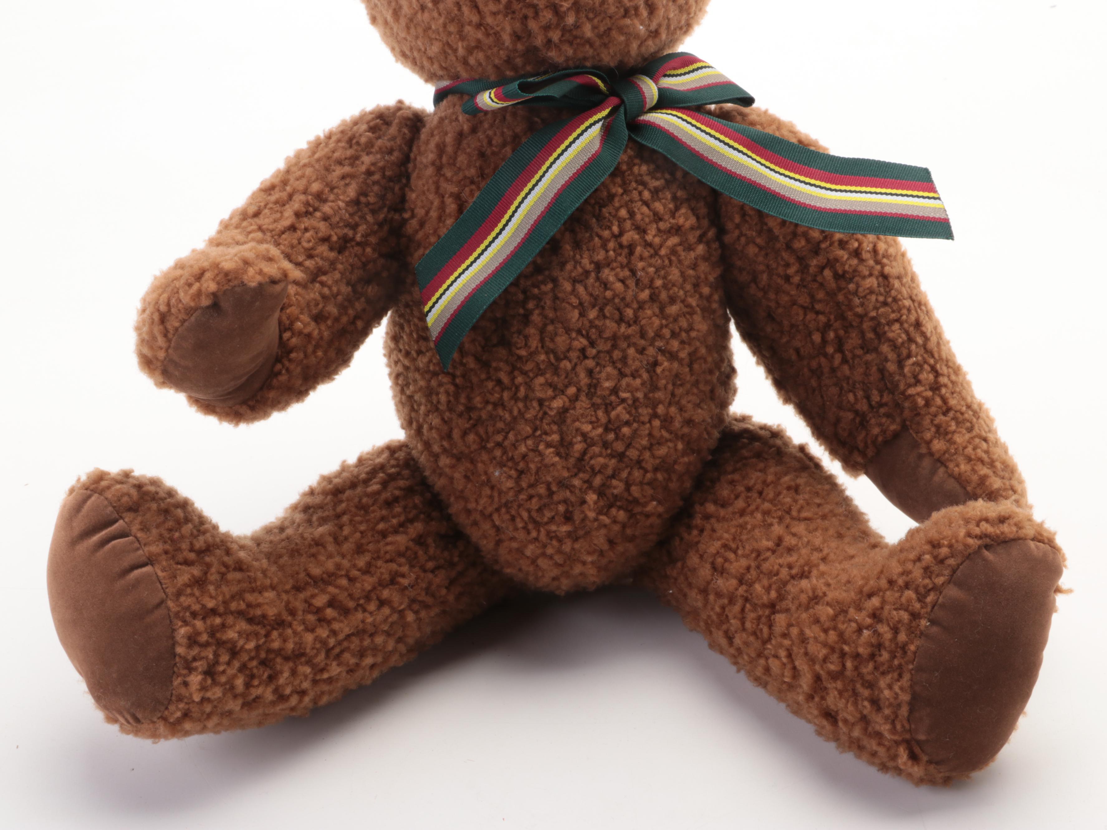 Steiff Classic Mohair and Department 56 Teddy Bears, Late 20th Century