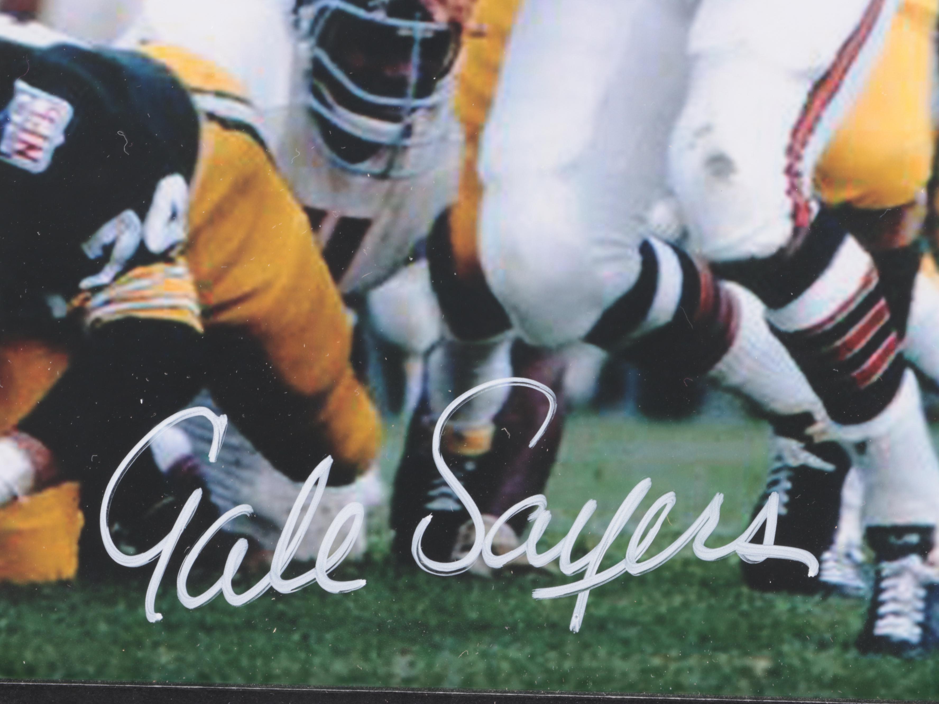 Chicago Bears Gale Sayers Signed Framed Giclée