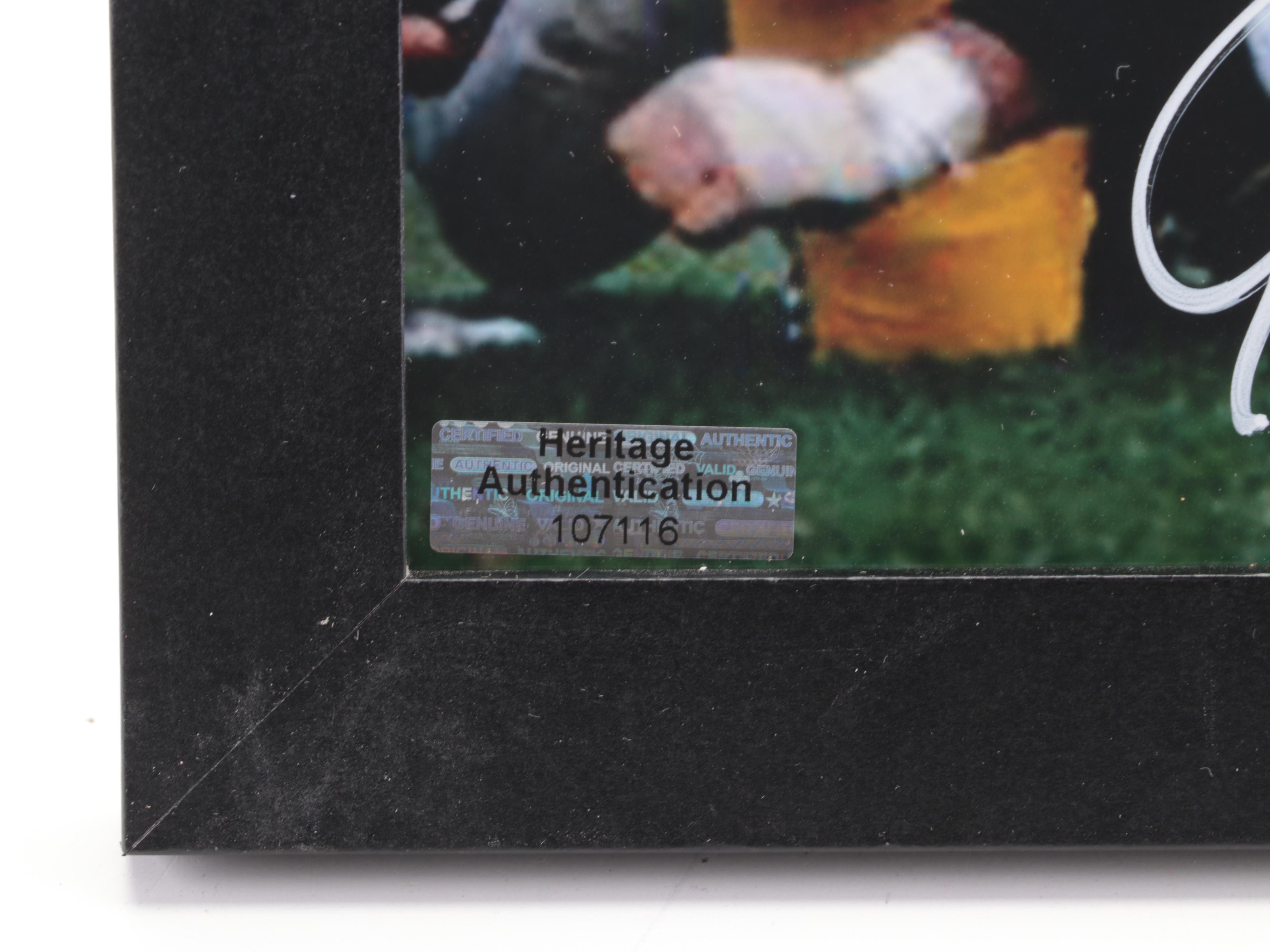 Chicago Bears Gale Sayers Signed Framed Giclée