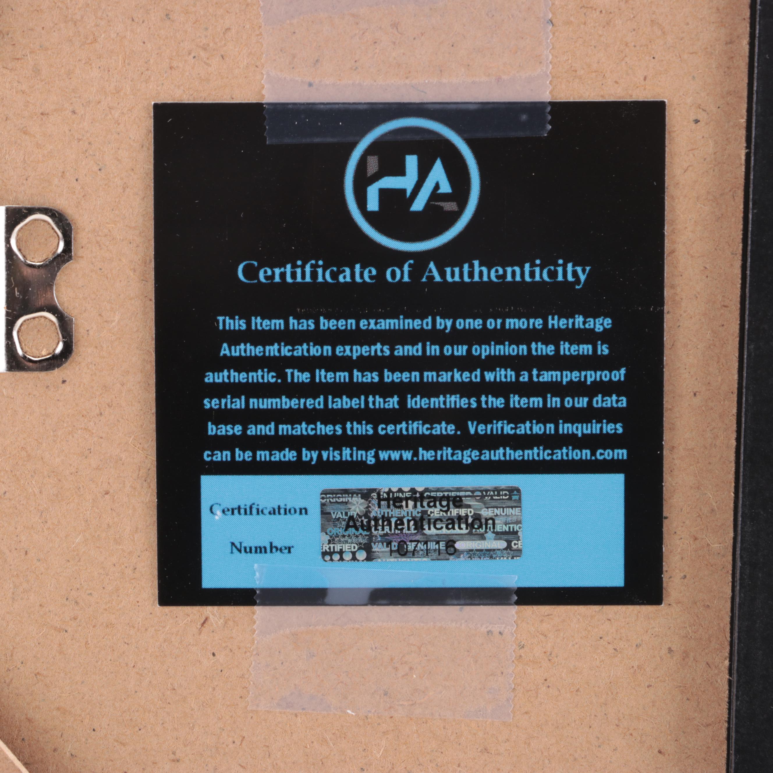 Chicago Bears Gale Sayers Signed Framed Giclée