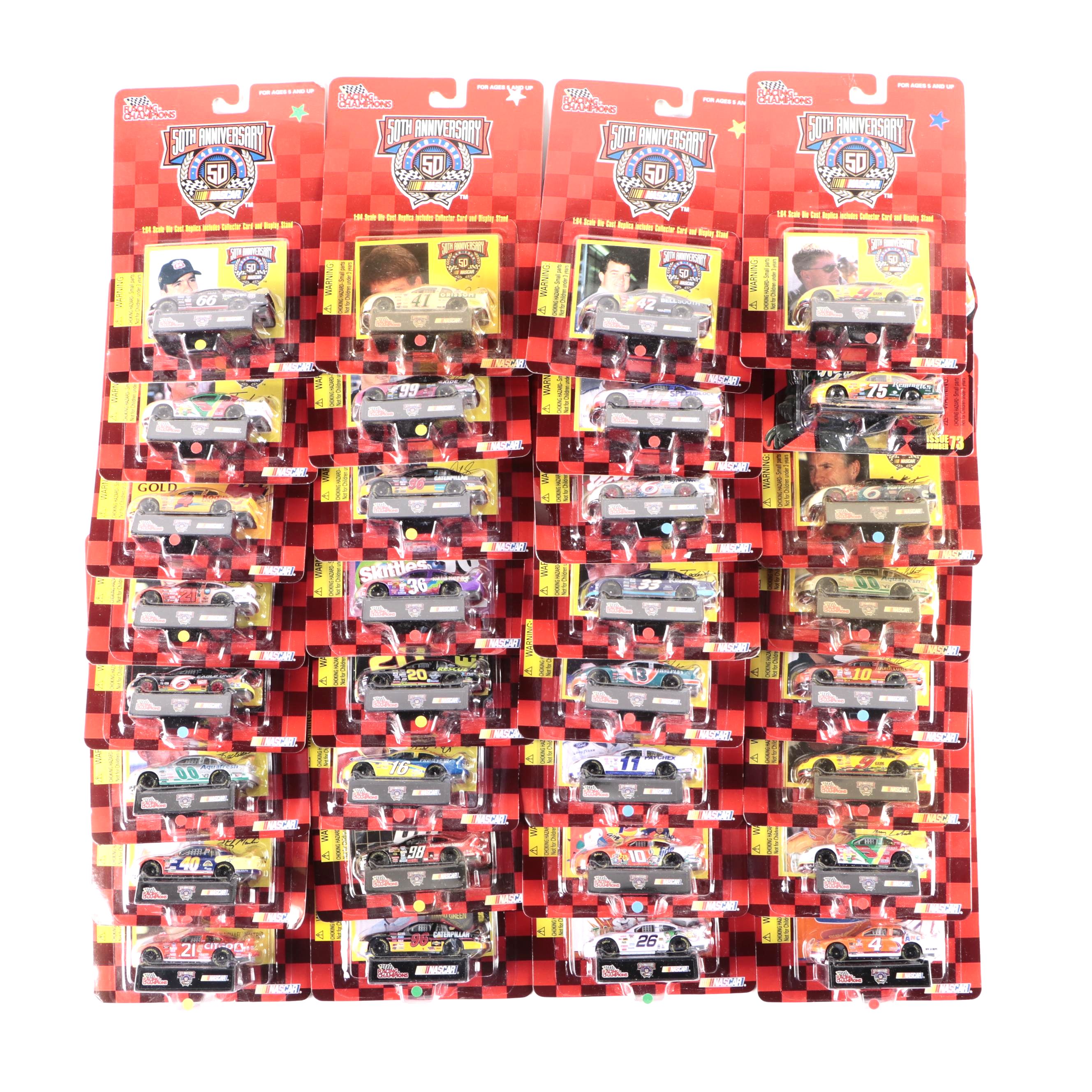 Racing Champions NASCAR 50th Anniversary Diecast Car Collection