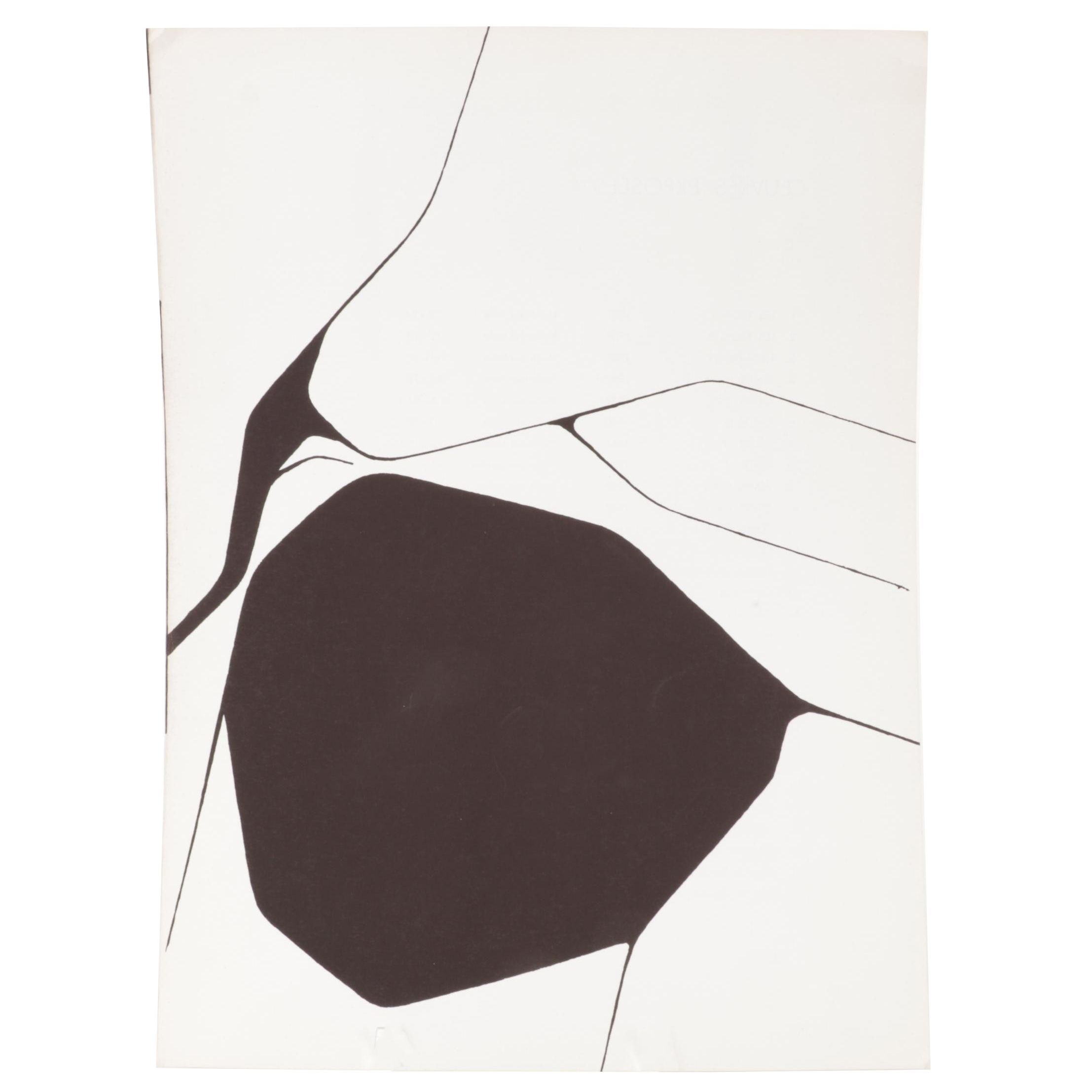 Pablo Palazuelo Lithograph for "Derrière le Miroir," 1963