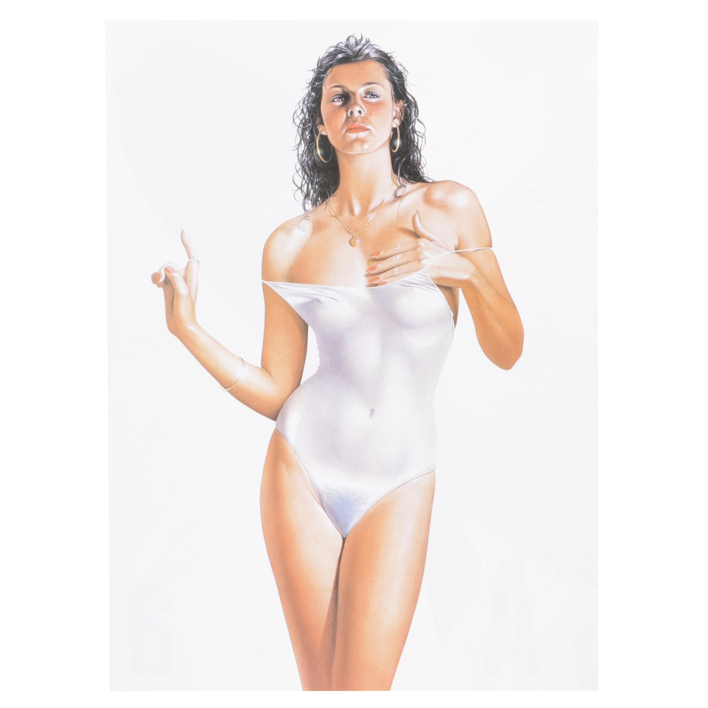 Sorayama Hajime Cheesecake Portrait Offset Lithograph From "Pin-Up," 2000