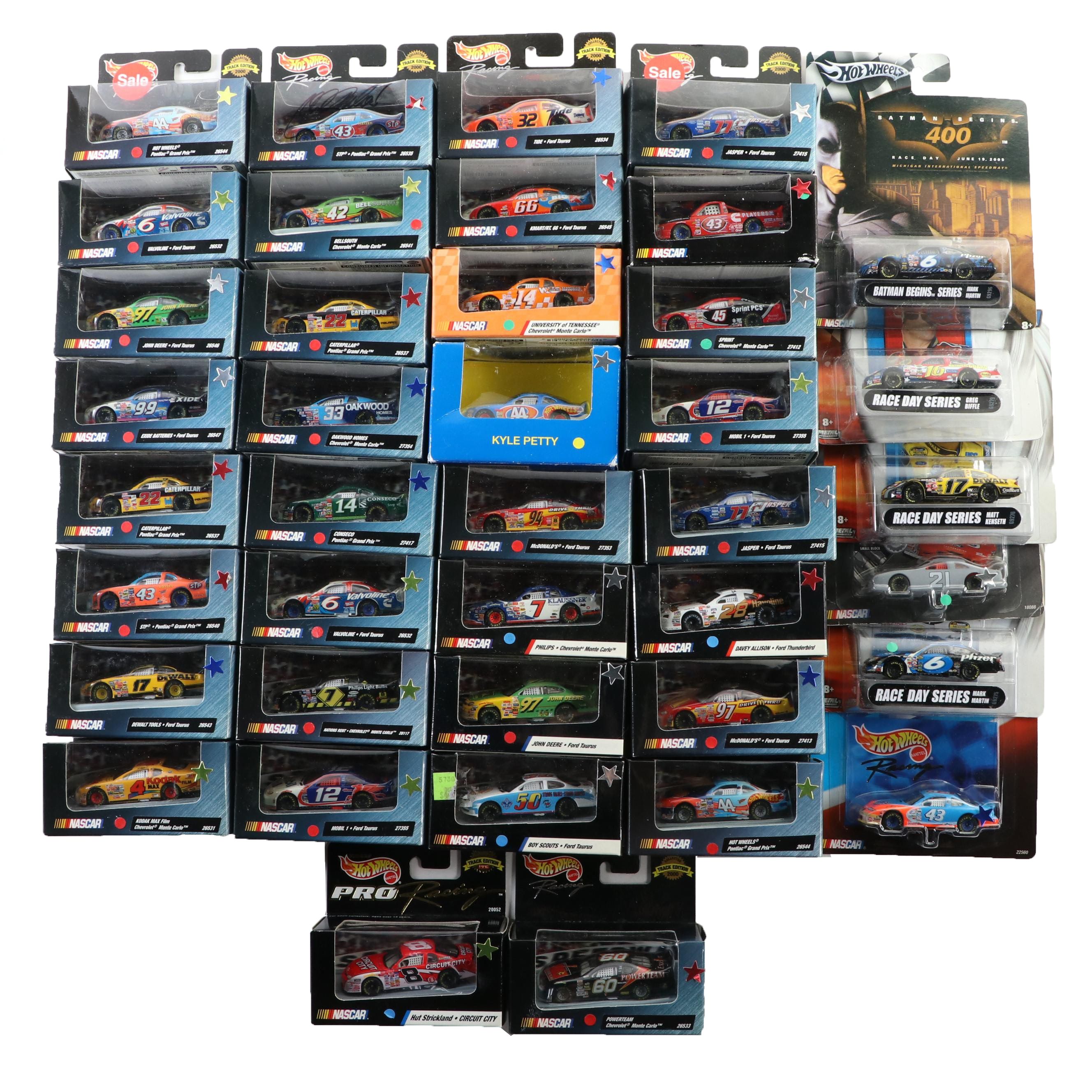 Hot Wheels Track Edition and Racing NASCAR Limited Edition Diecast Cars