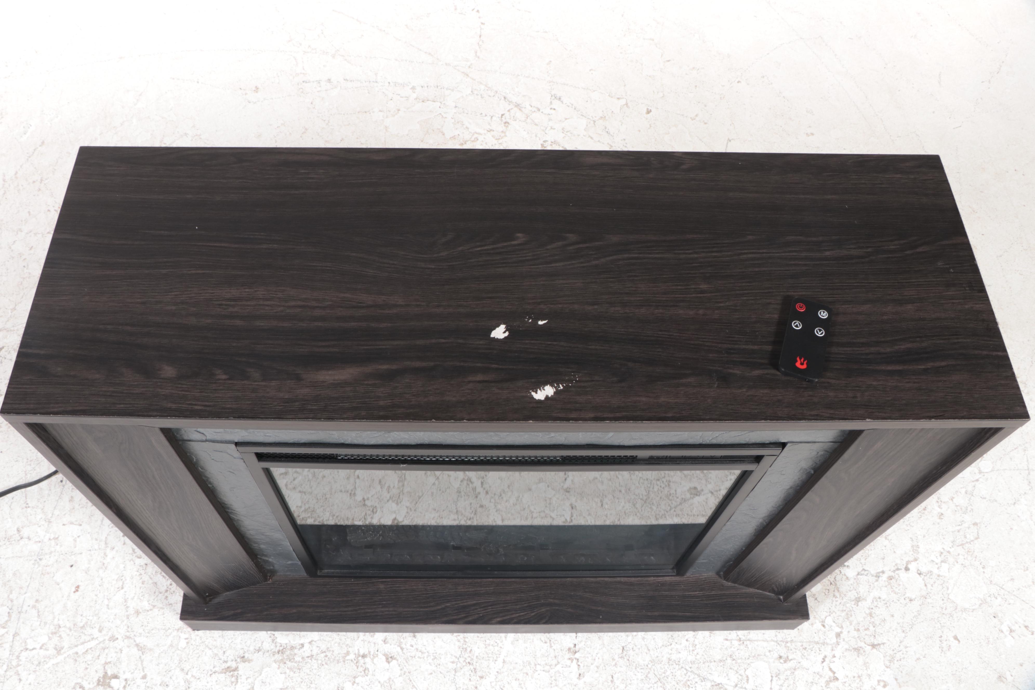 Greentouch "Model 2320C-PB" Rolling Electric Fireplace