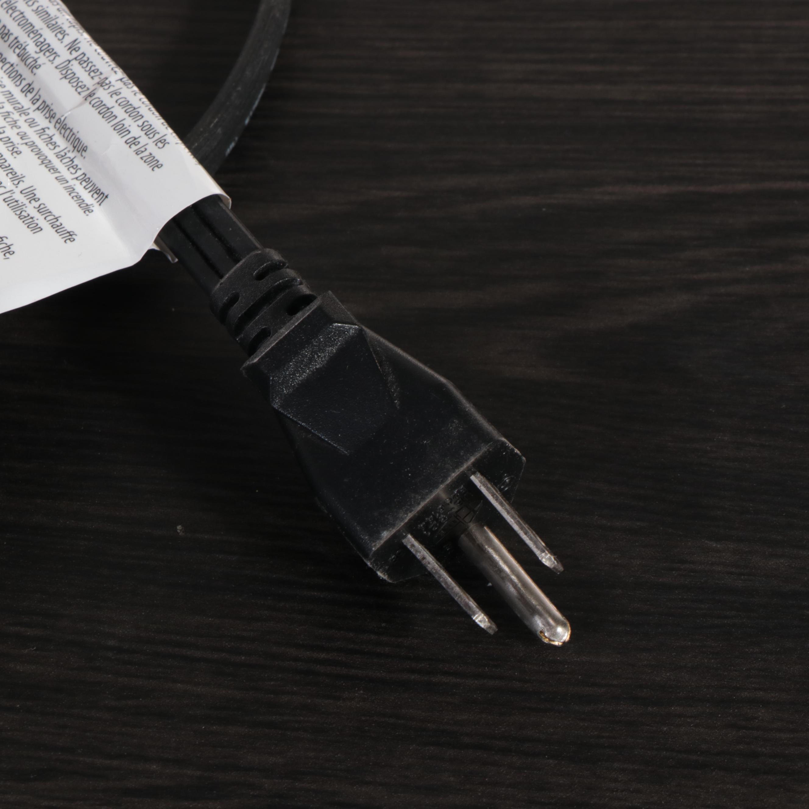 Greentouch "Model 2320C-PB" Rolling Electric Fireplace