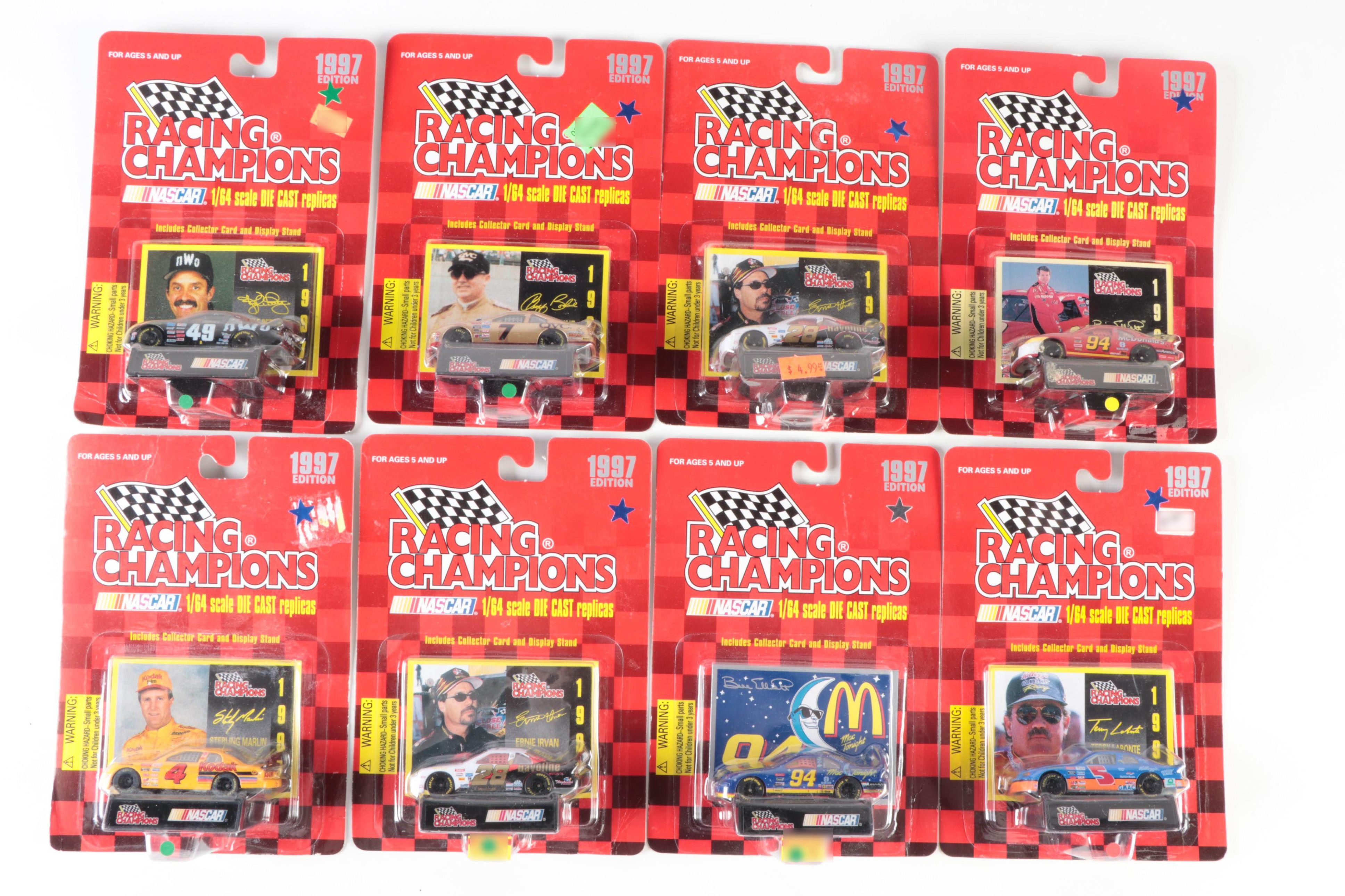 Racing Champions NASCAR 1:64 Scale Diecast Replica Stock Cars