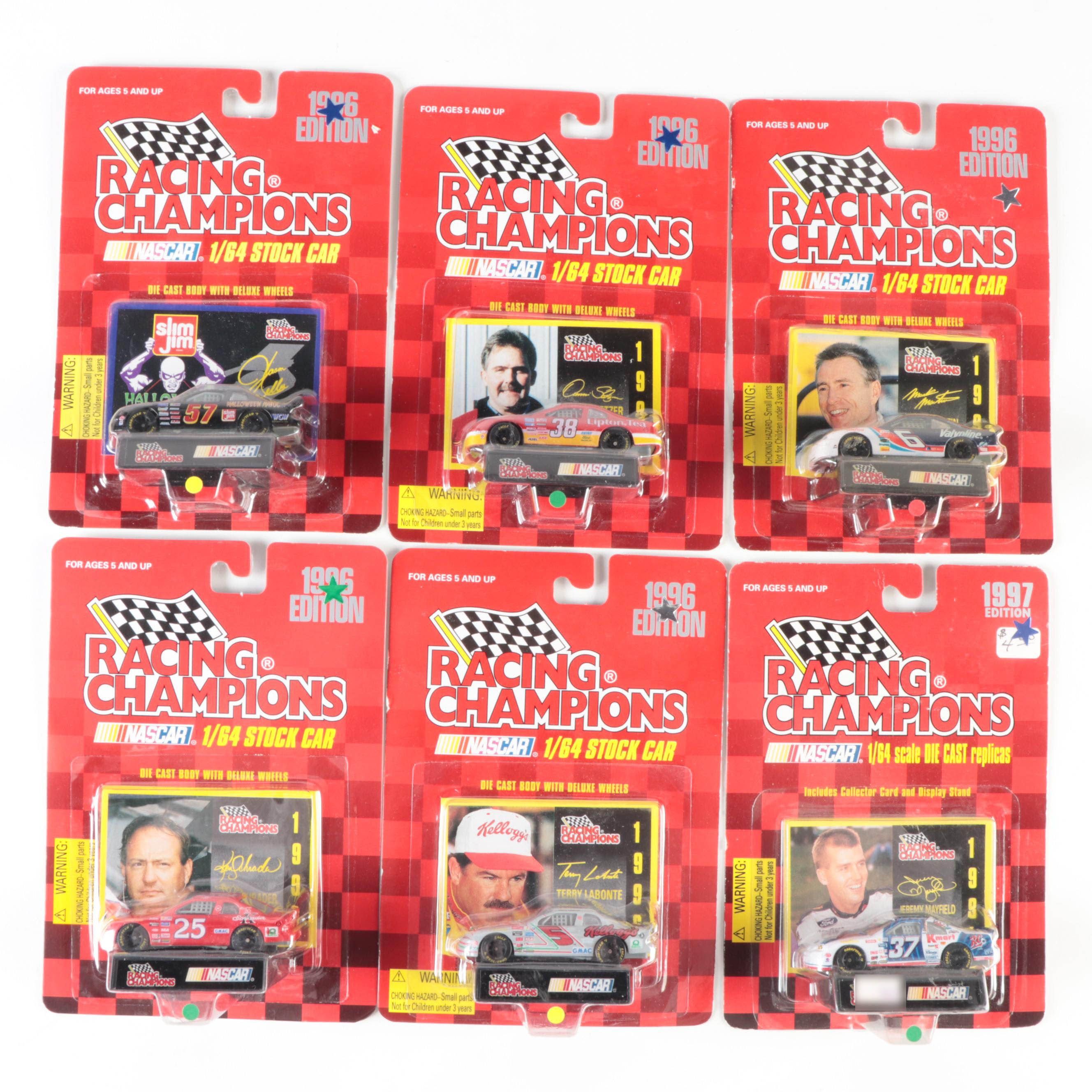 Racing Champions NASCAR 1:64 Scale Diecast Replica Stock Cars