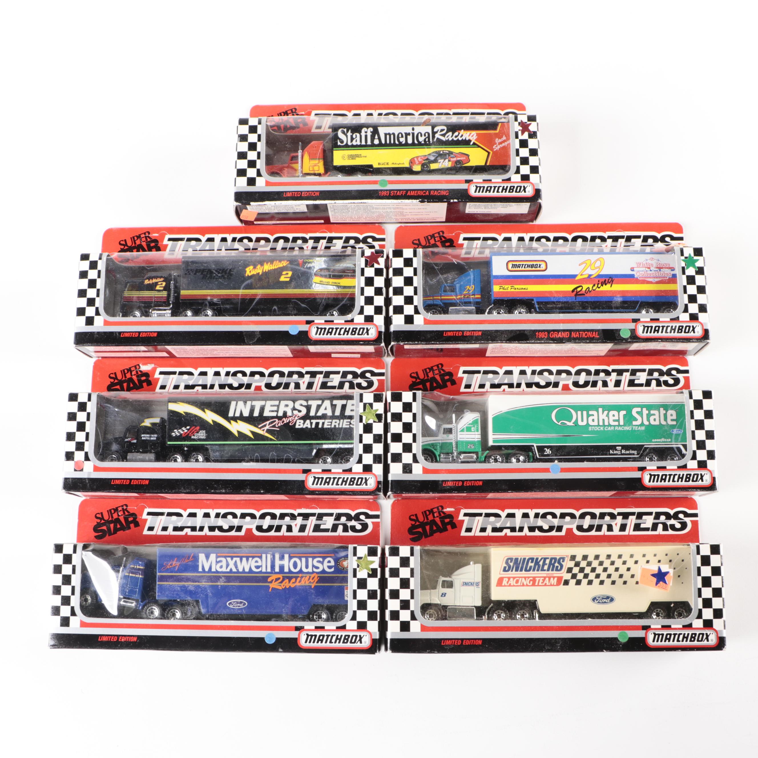 Matchbox Team Convoy, Super Star Transporters, and Other Diecast Vehicles