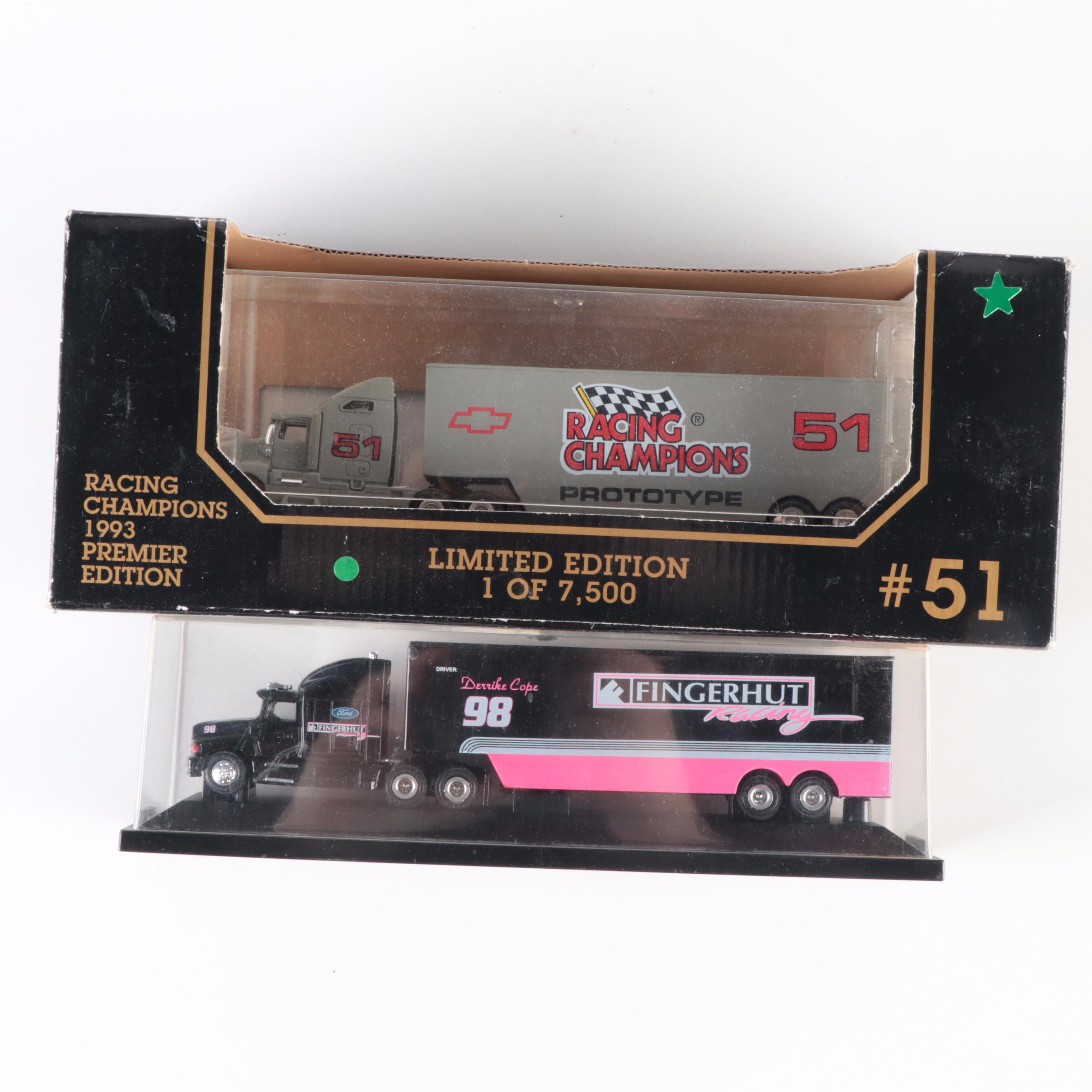 Corgi, Racing Champions, and Hot Wheels Diecast Vehicles