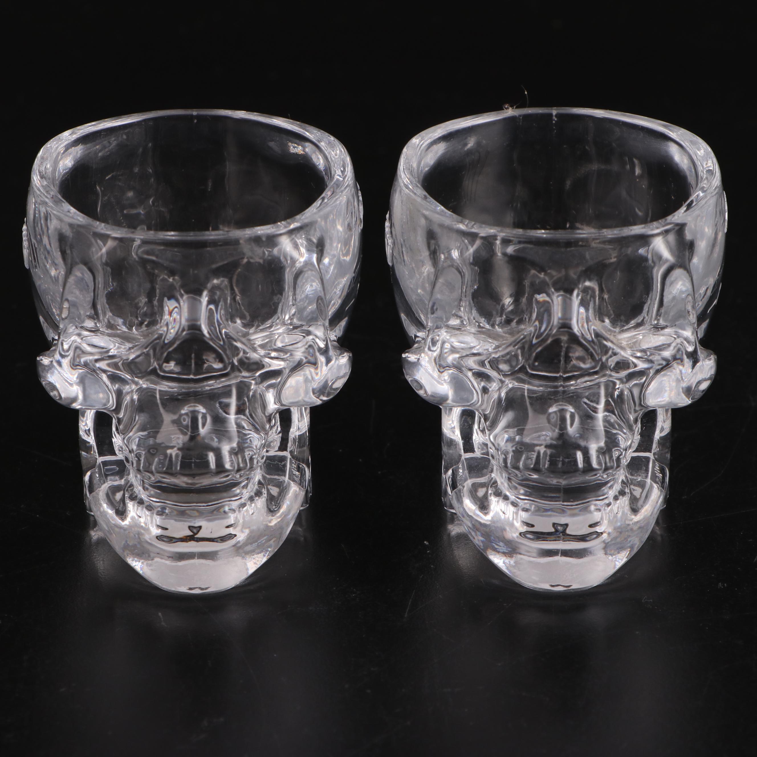 Crystal Head Vodka 50ml Bottle and Shot Glasses