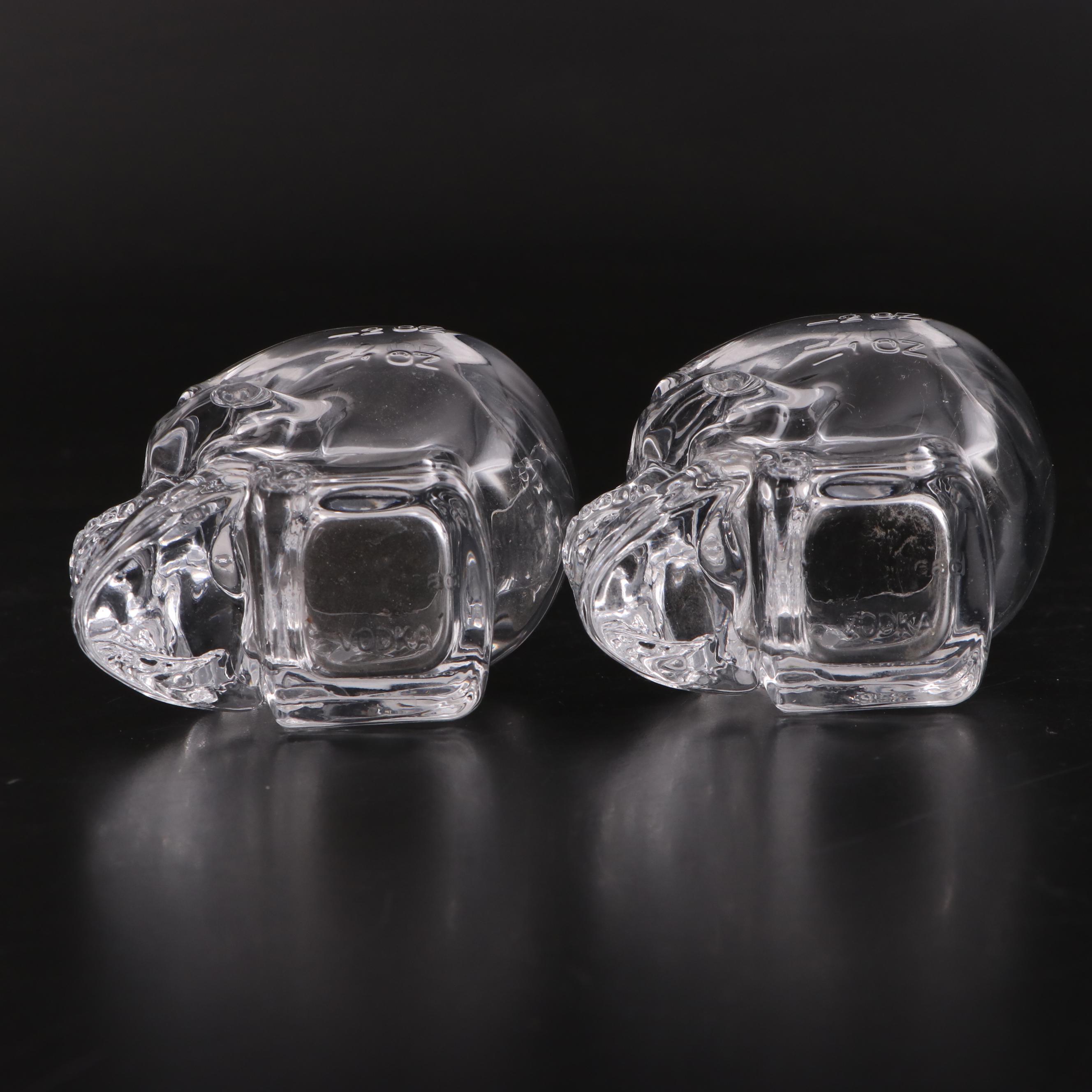 Crystal Head Vodka 50ml Bottle and Shot Glasses