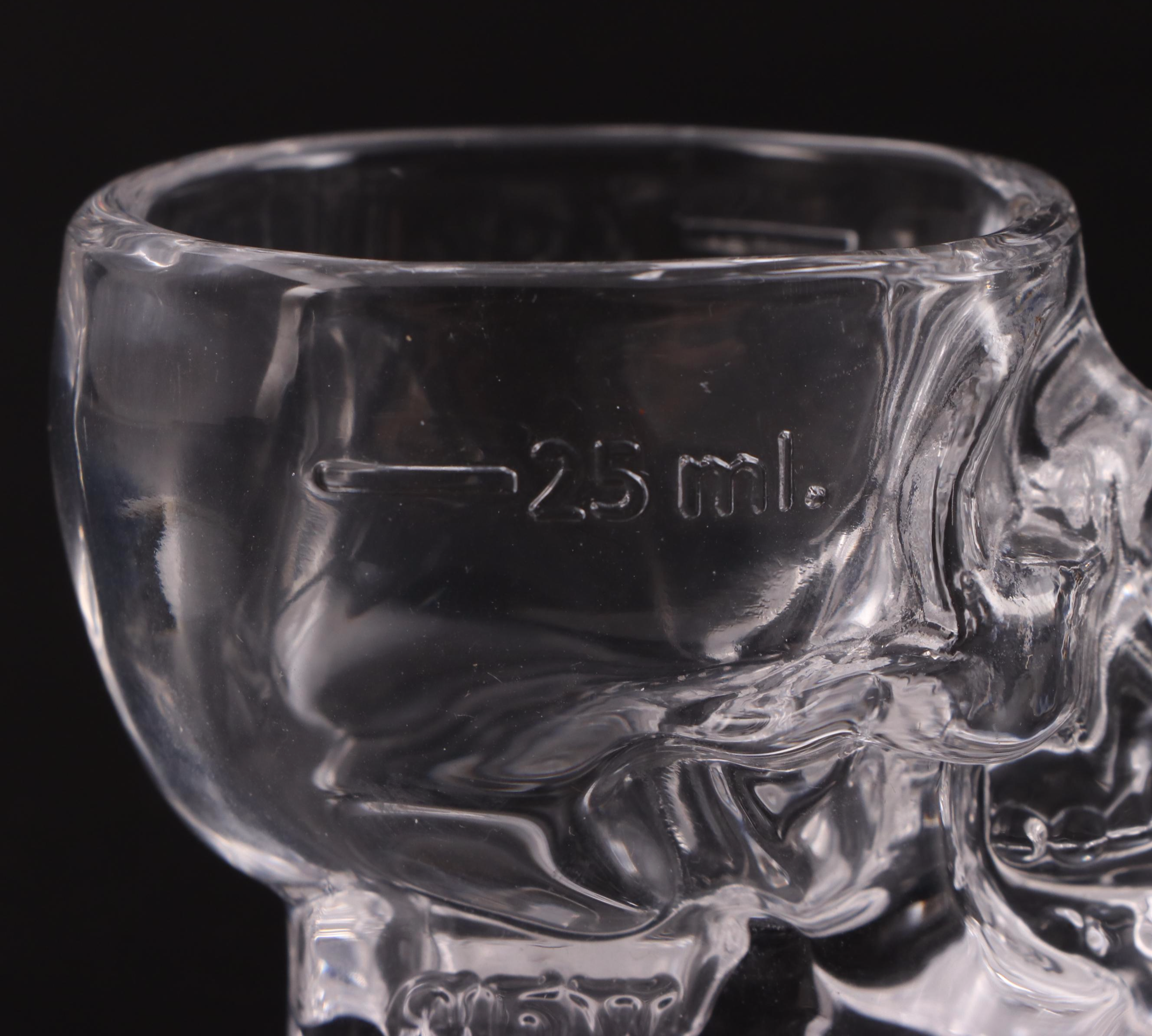 Crystal Head Vodka 50ml Bottle and Shot Glasses