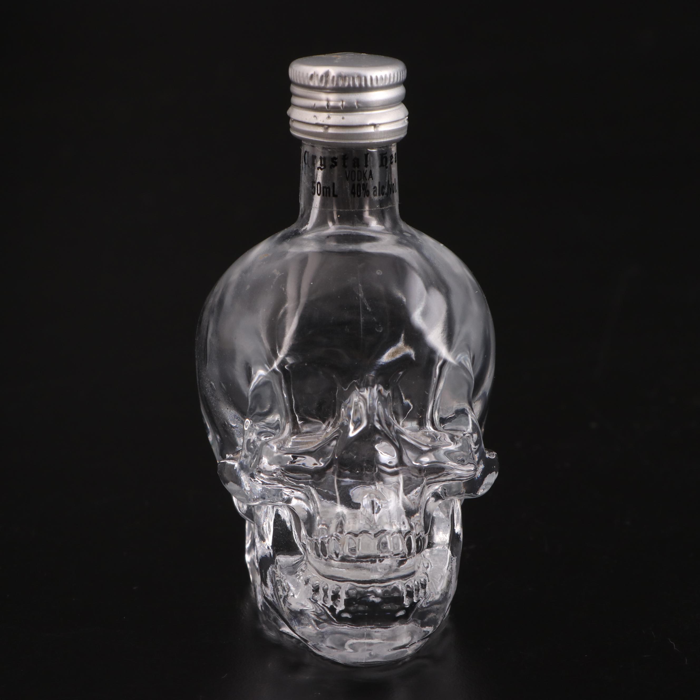 Crystal Head Vodka 50ml Bottle and Shot Glasses