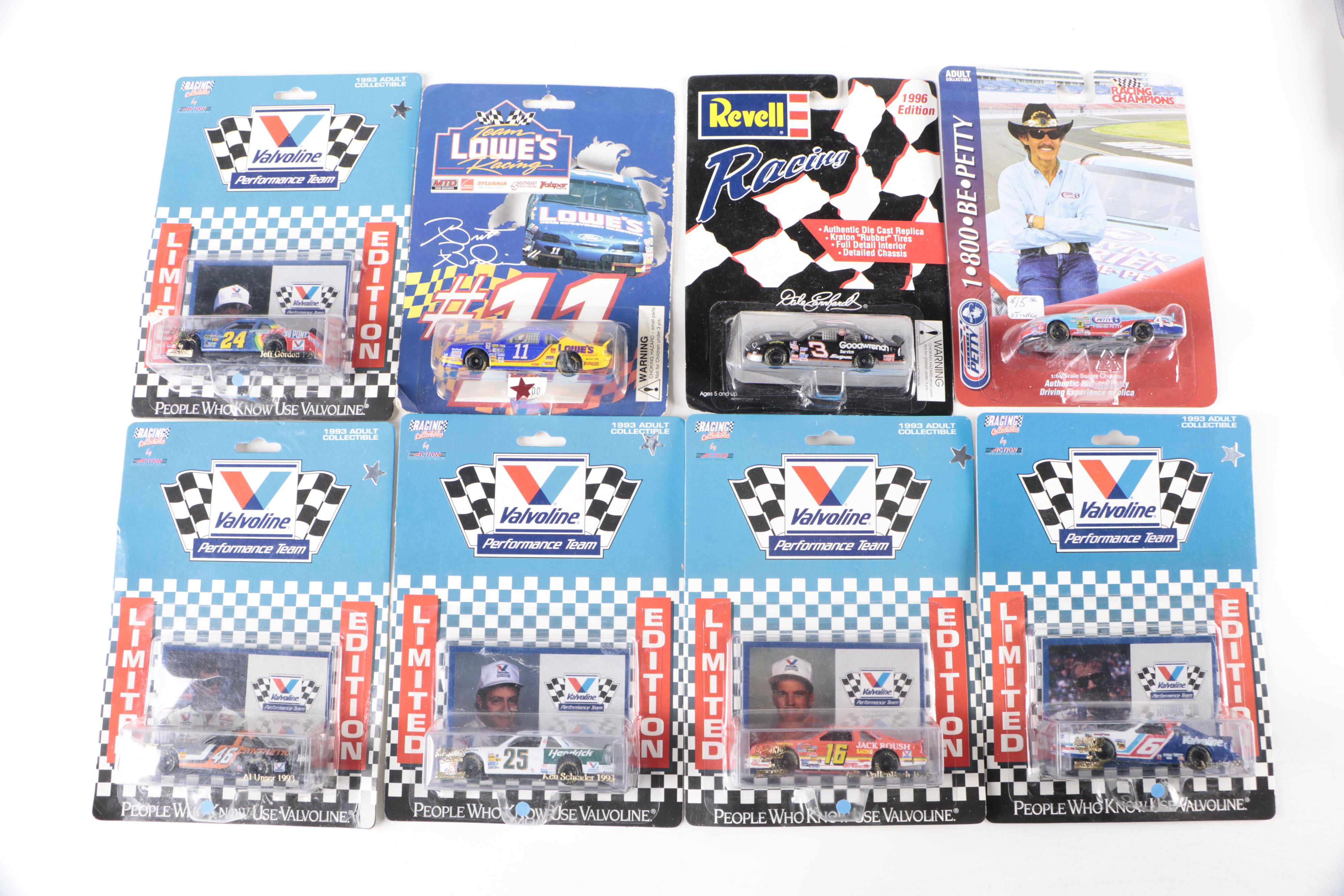 David Pearson Signed Action Racing Collectibles with Other Diecast Vehicles
