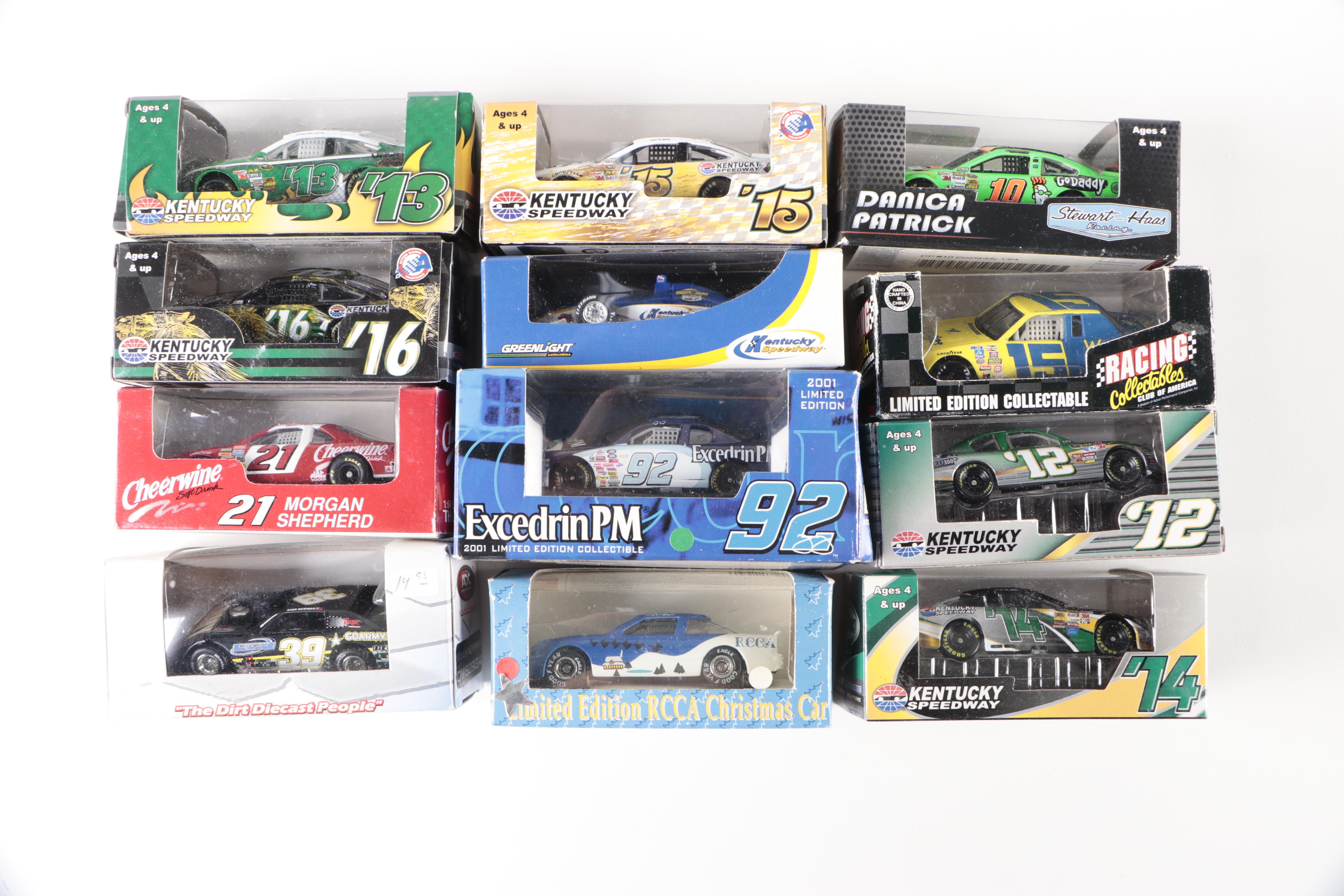 David Pearson Signed Action Racing Collectibles with Other Diecast Vehicles