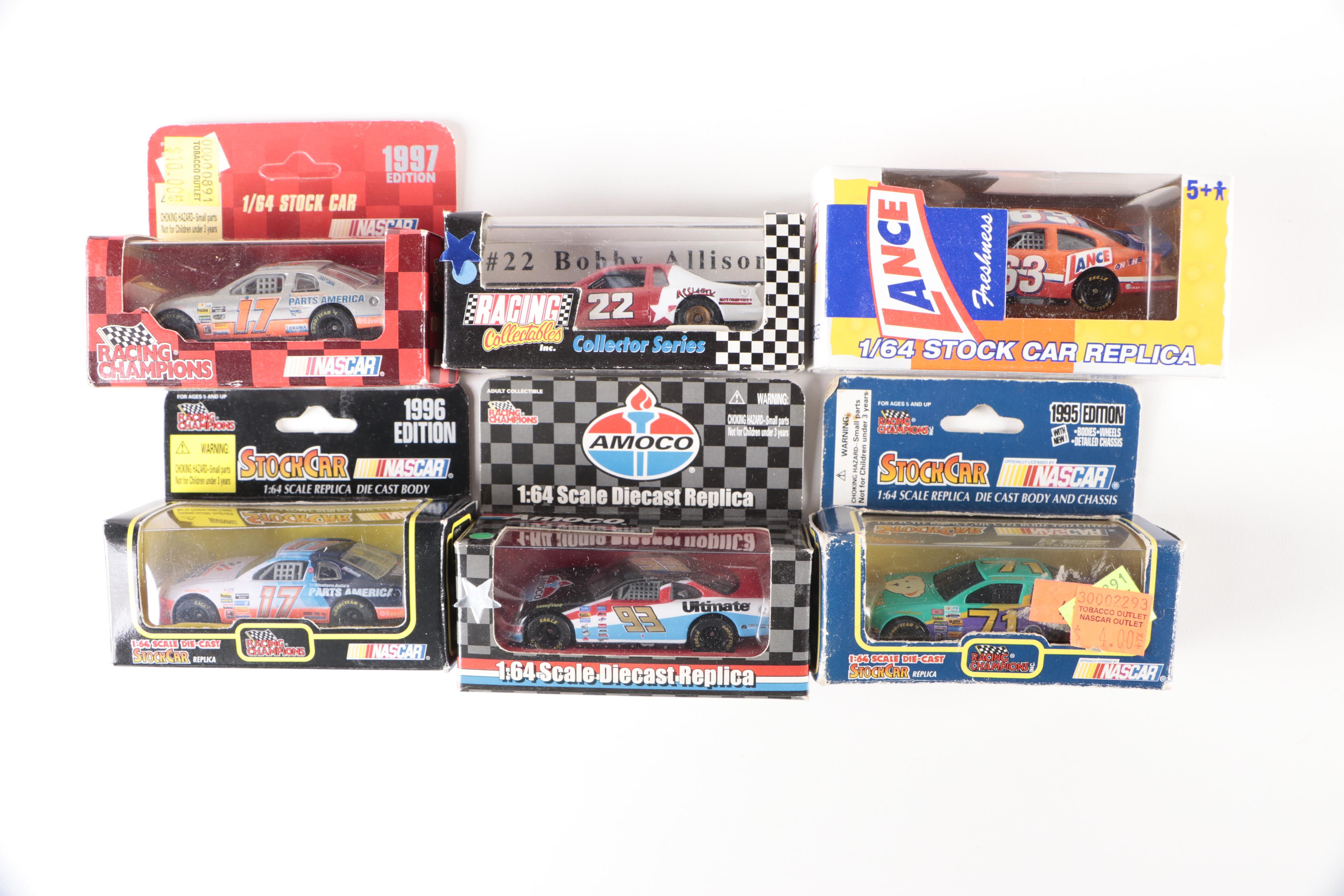 David Pearson Signed Action Racing Collectibles with Other Diecast Vehicles