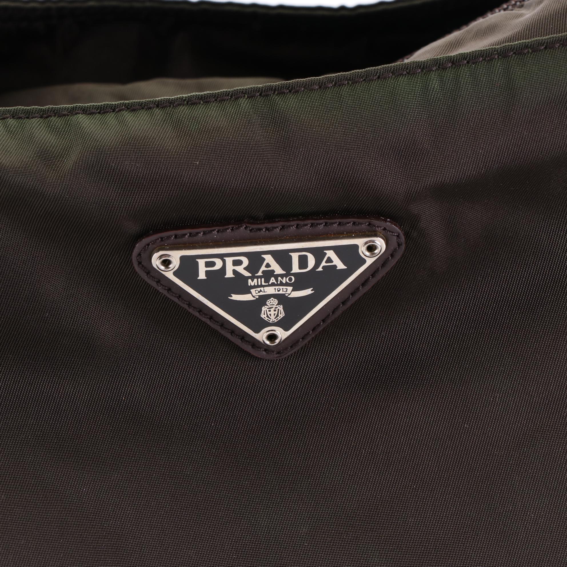 Prada Tessuto Nylon Shoulder Tote
