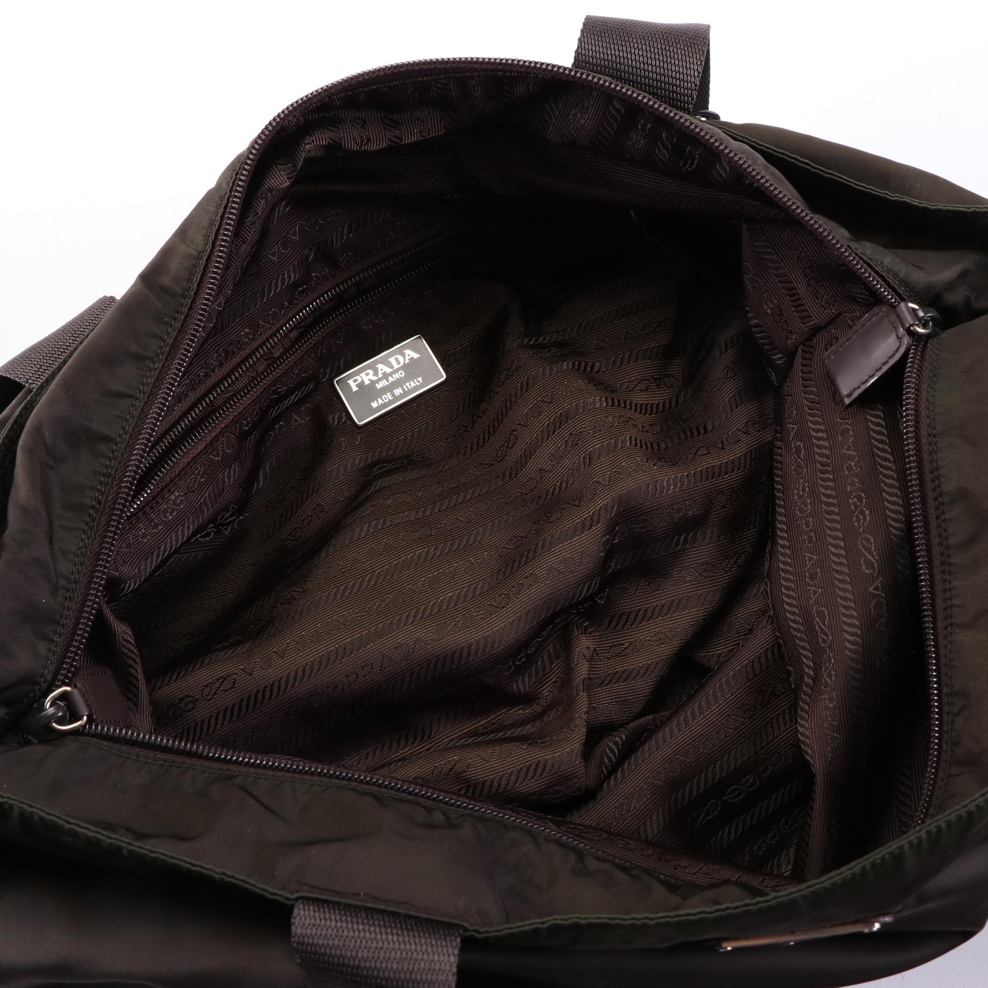 Prada Tessuto Nylon Shoulder Tote