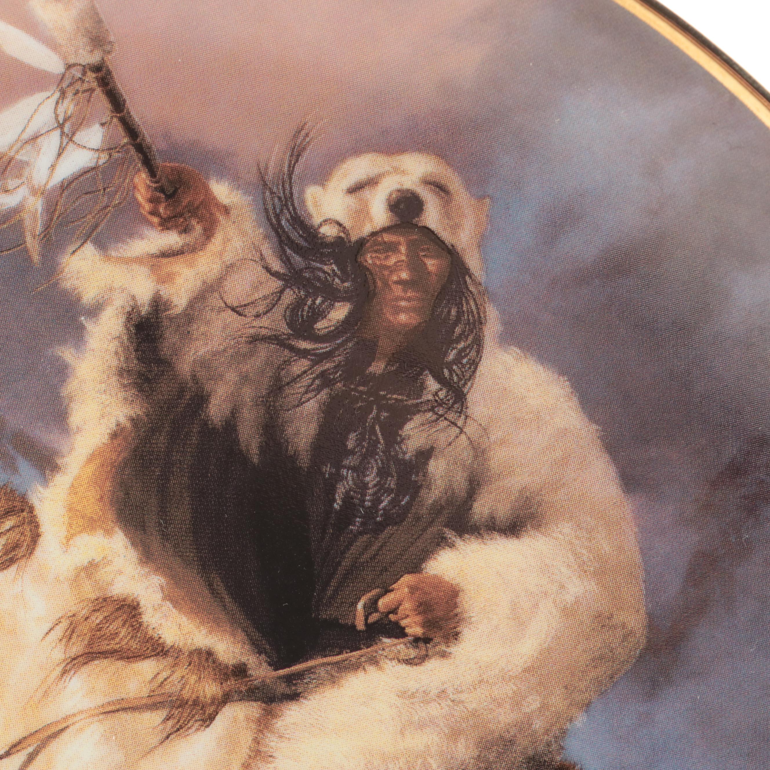 Franklin Mint Porcelain and Hamilton Collection Plastic Collector Plates