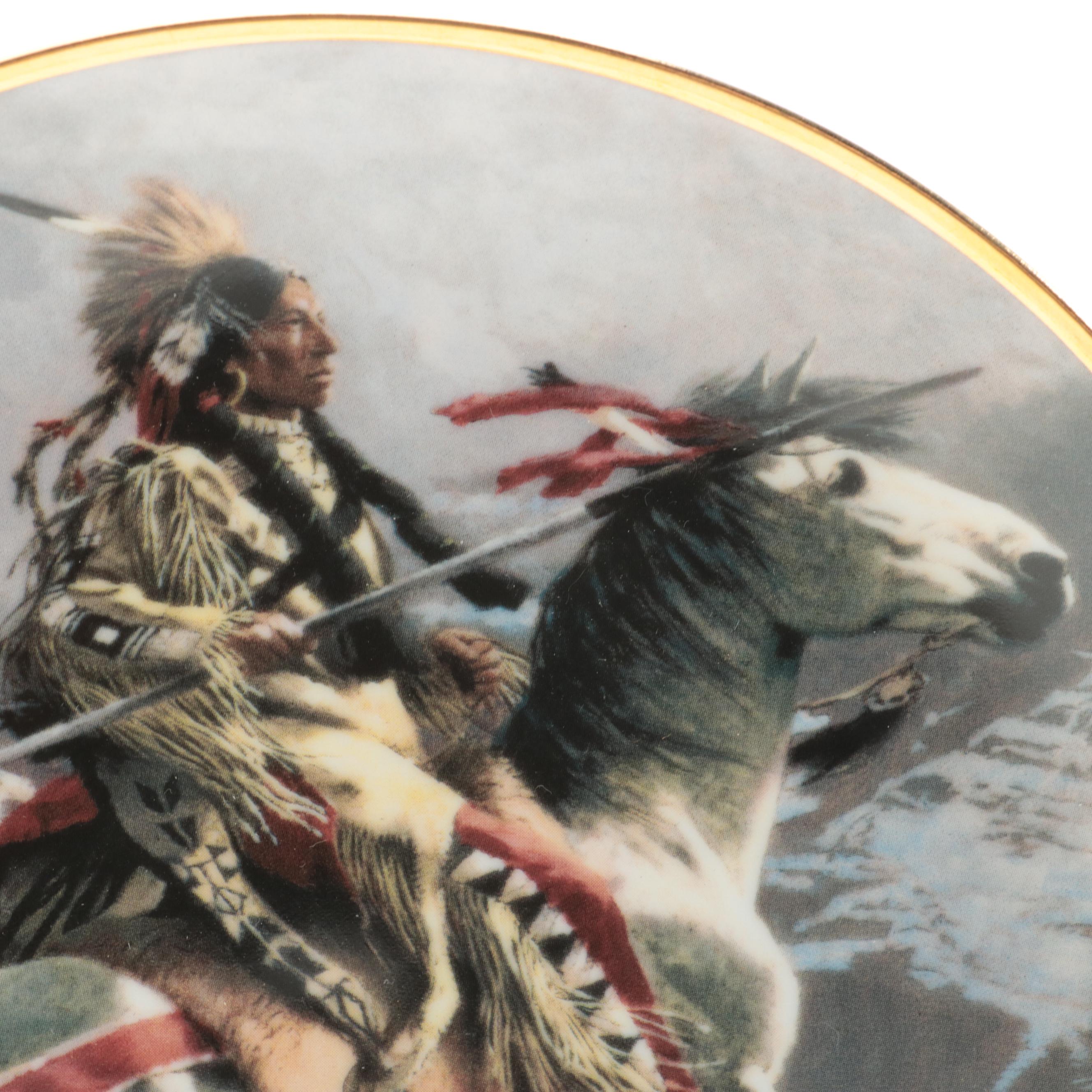 Franklin Mint Porcelain and Hamilton Collection Plastic Collector Plates